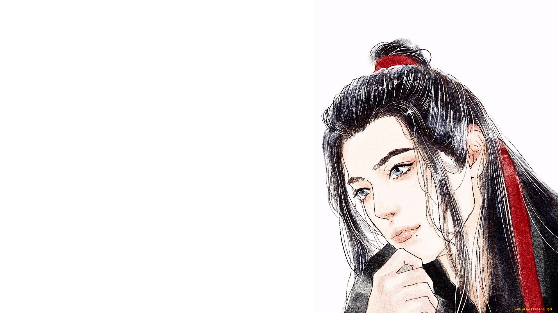 рисованное, кино, , мультфильмы, вэй, усянь, лицо