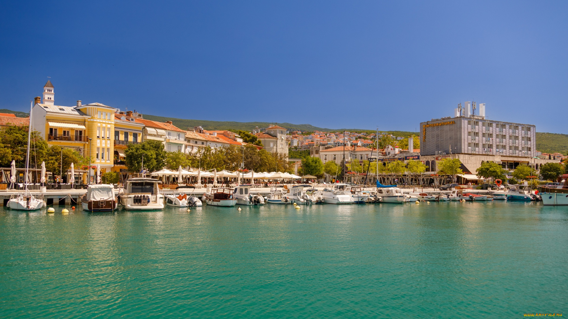 crikvenica, croatia, города, -, улицы, , площади, , набережные