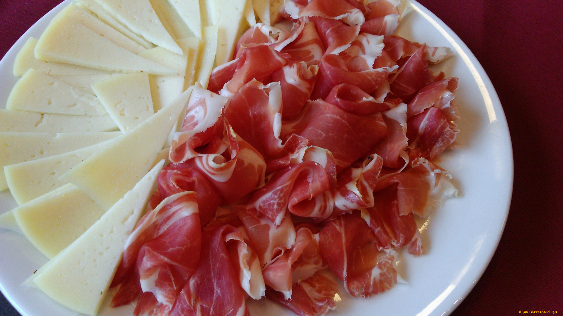 еда, разное, сыр, ветчина, прошутто, макро