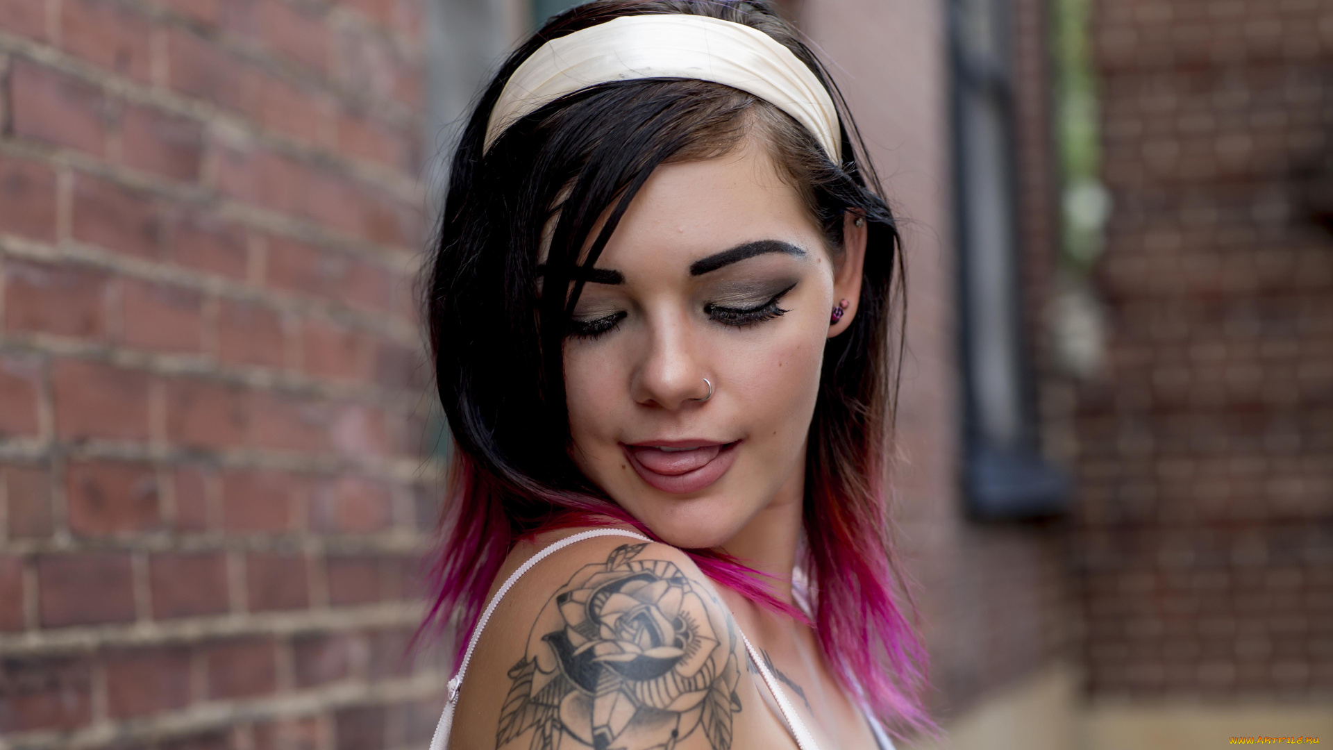 девушки, -, лица, , портреты, foxxy