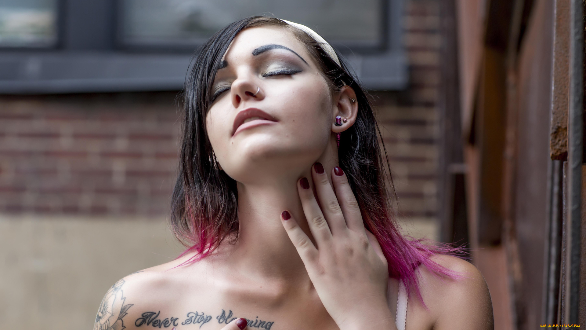 девушки, -, лица, , портреты, foxxy