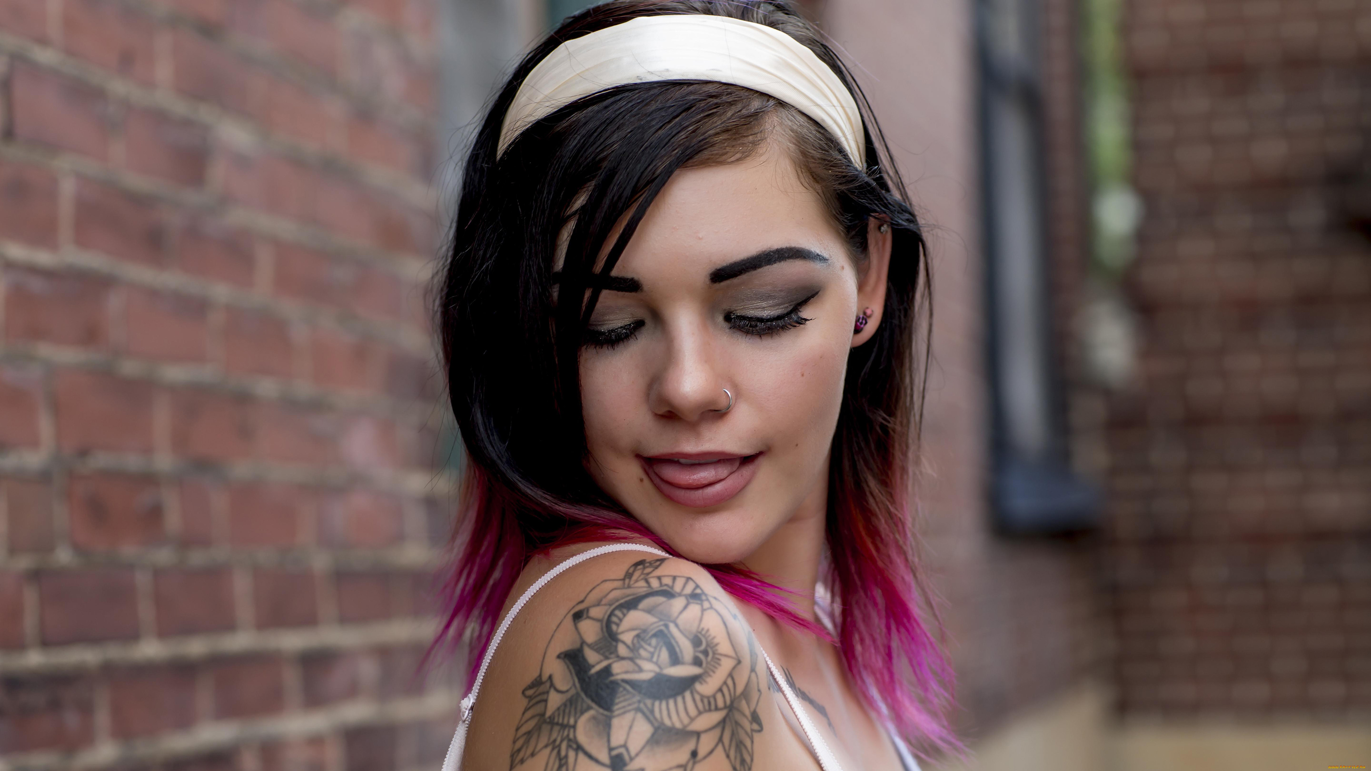 девушки, -, лица, , портреты, foxxy