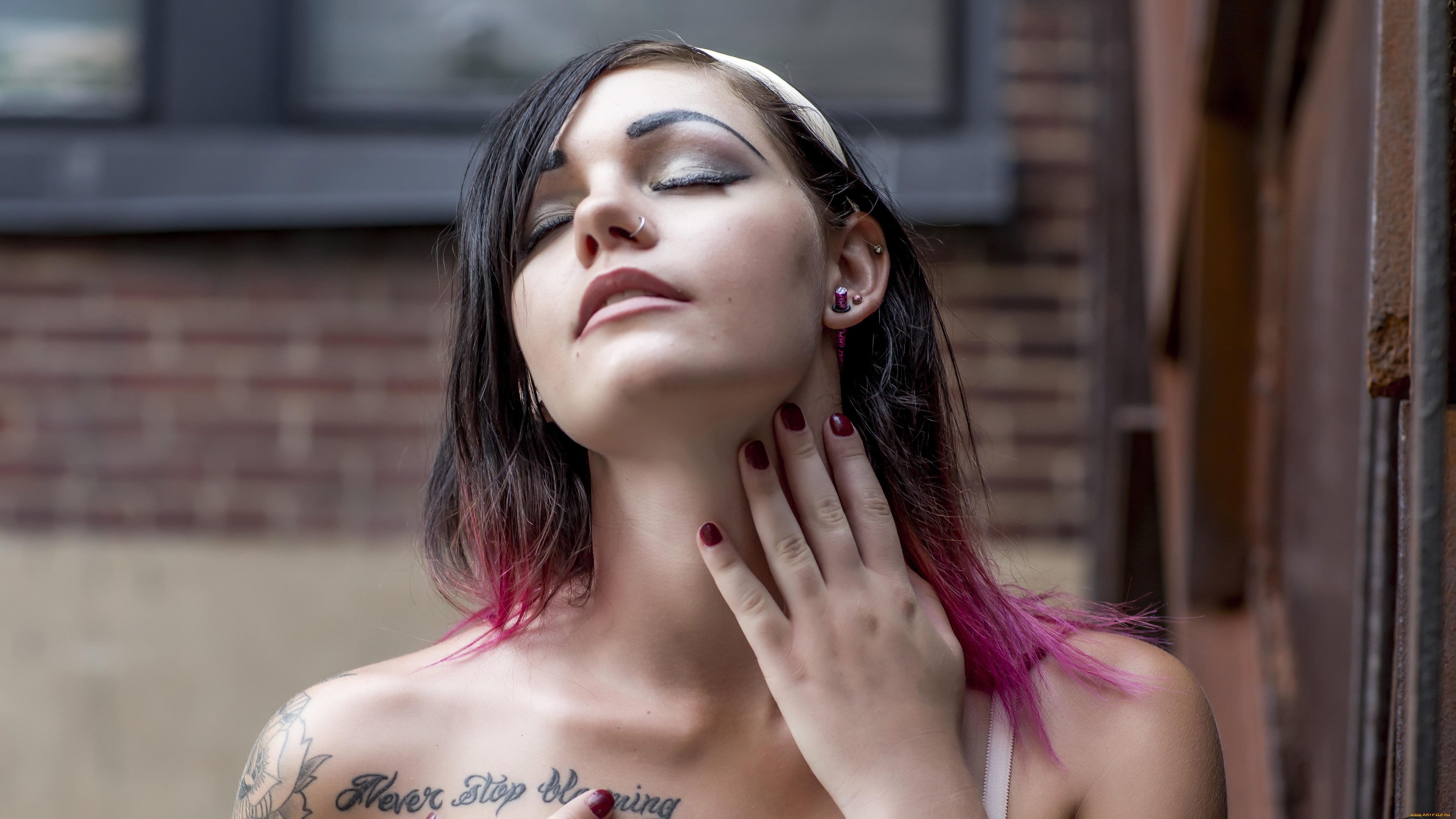 девушки, -, лица, , портреты, foxxy