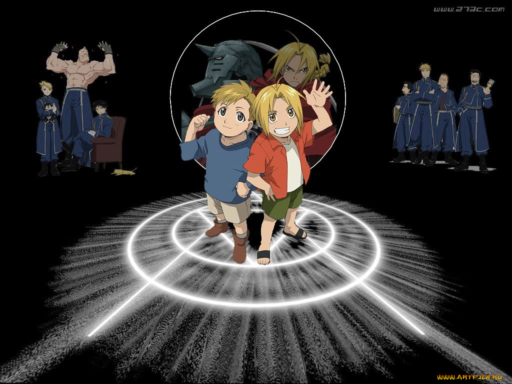 аниме, fullmetal, alchemist