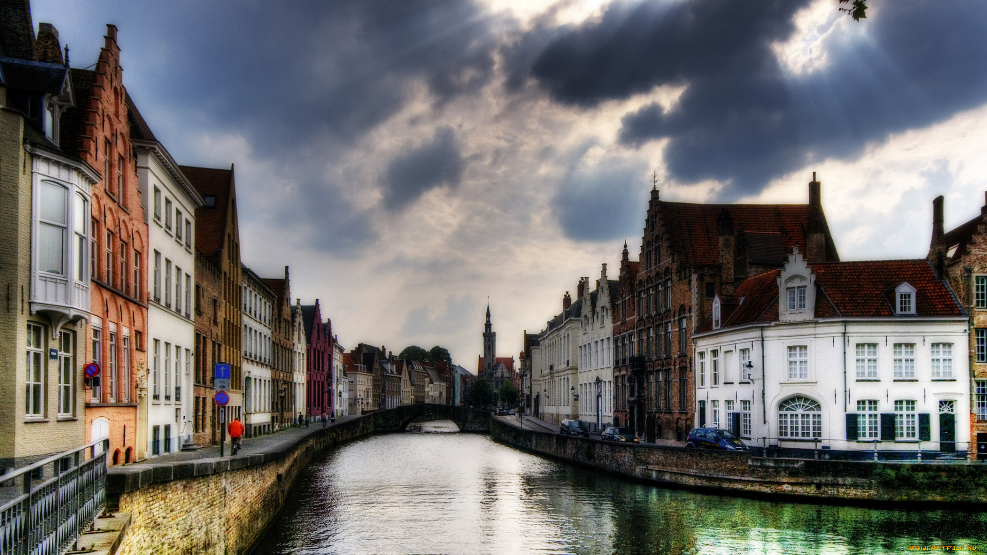 города, брюгге, бельгия