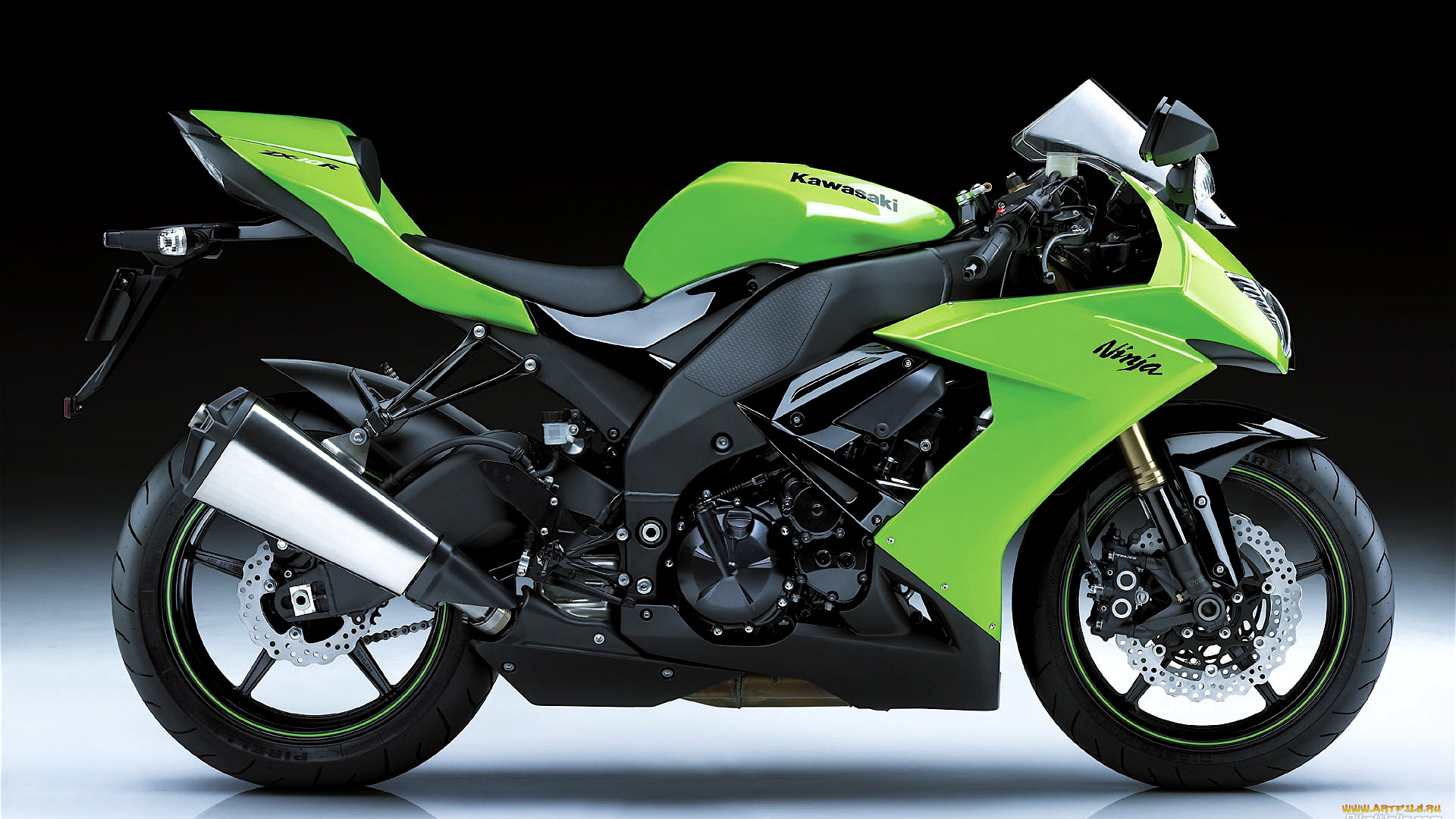 kawasaki, ninja, zx, 10r, мотоциклы