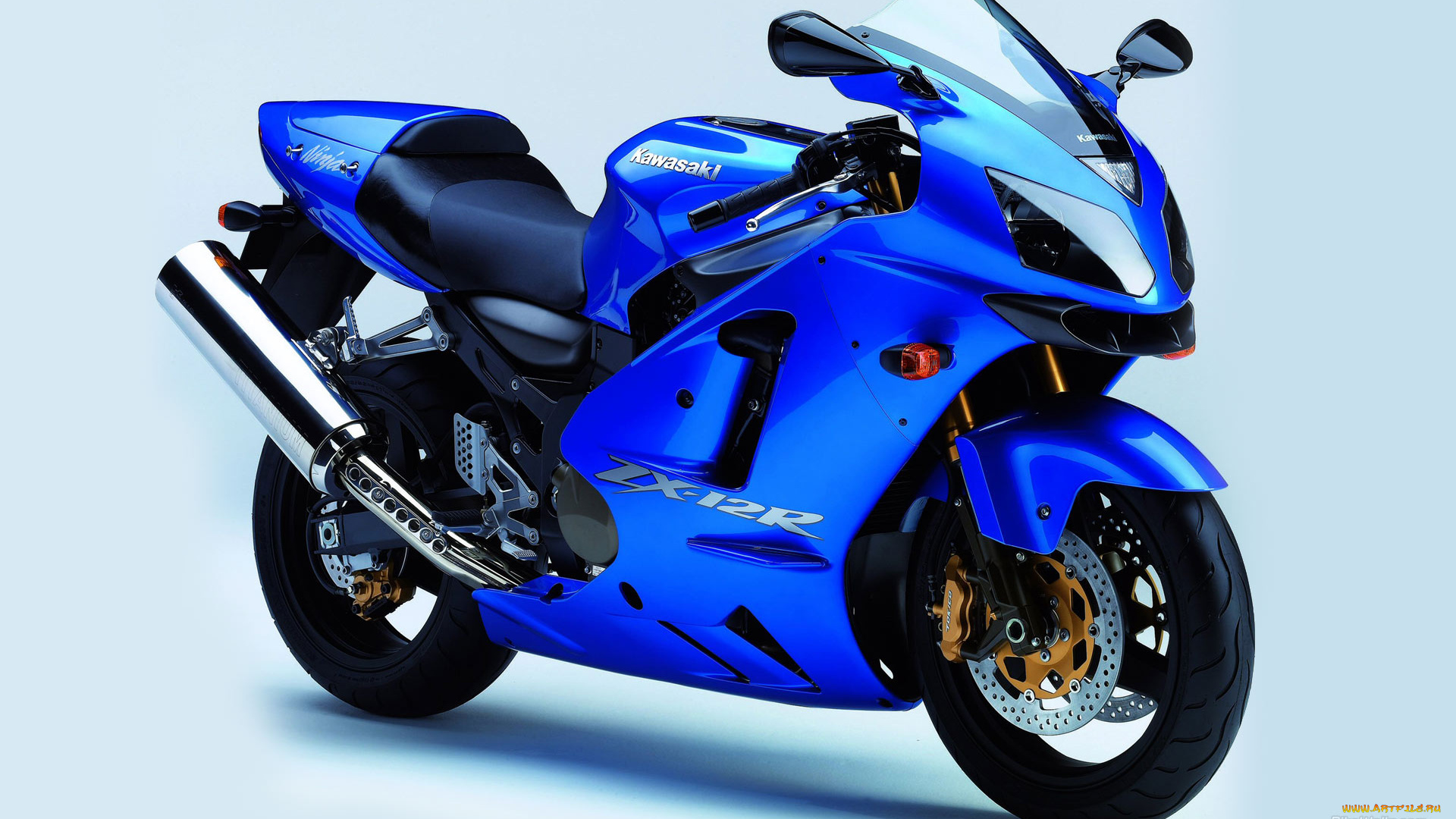 kawasaki, ninja, zx, 12r, мотоциклы