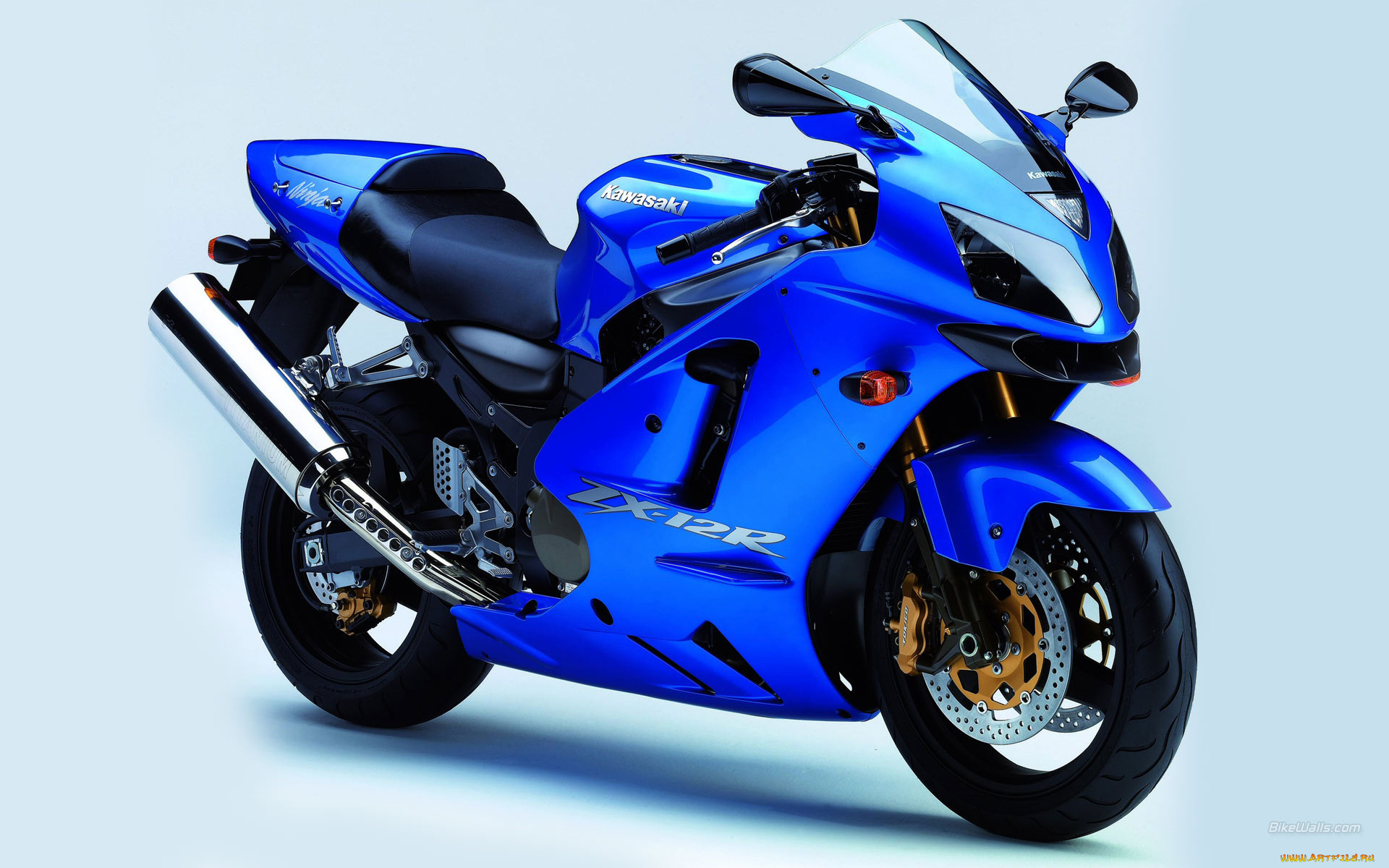 kawasaki, ninja, zx, 12r, мотоциклы