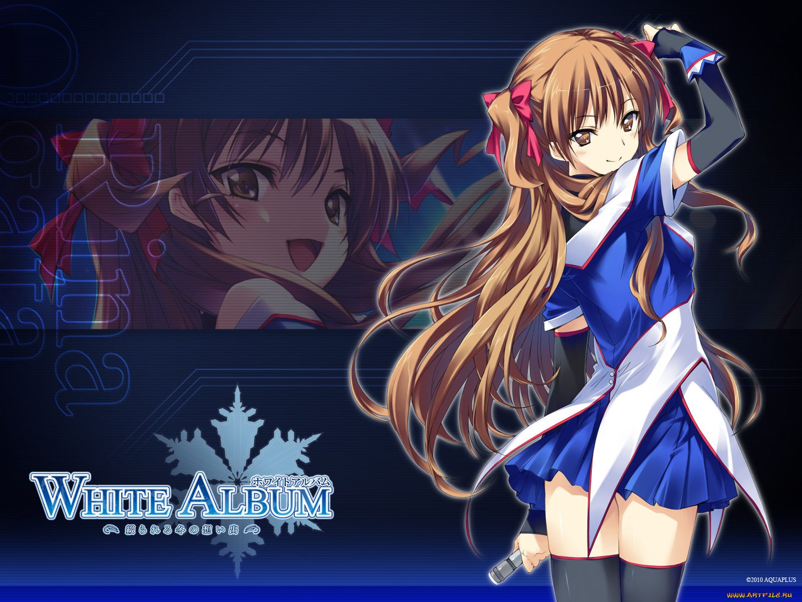 аниме, white, album