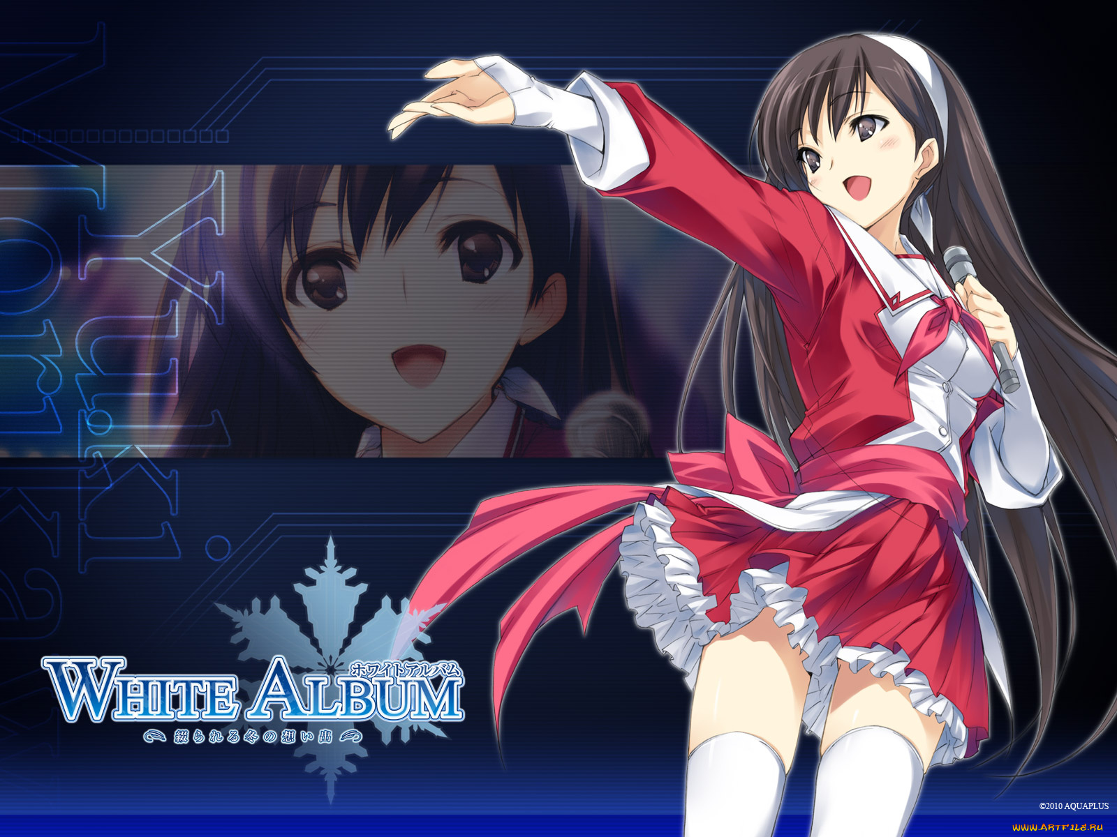 аниме, white, album