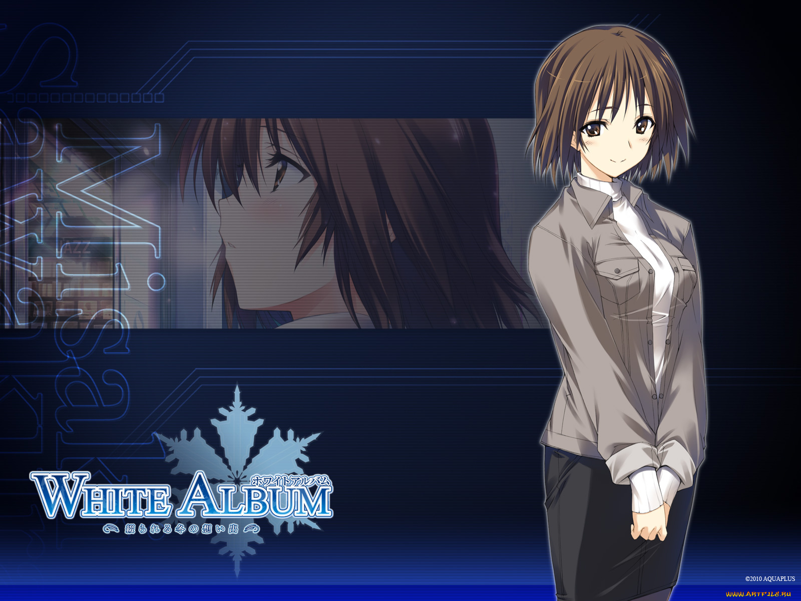 аниме, white, album