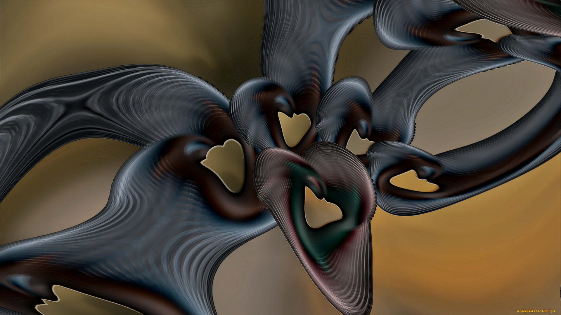 3д, графика, fractal, фракталы