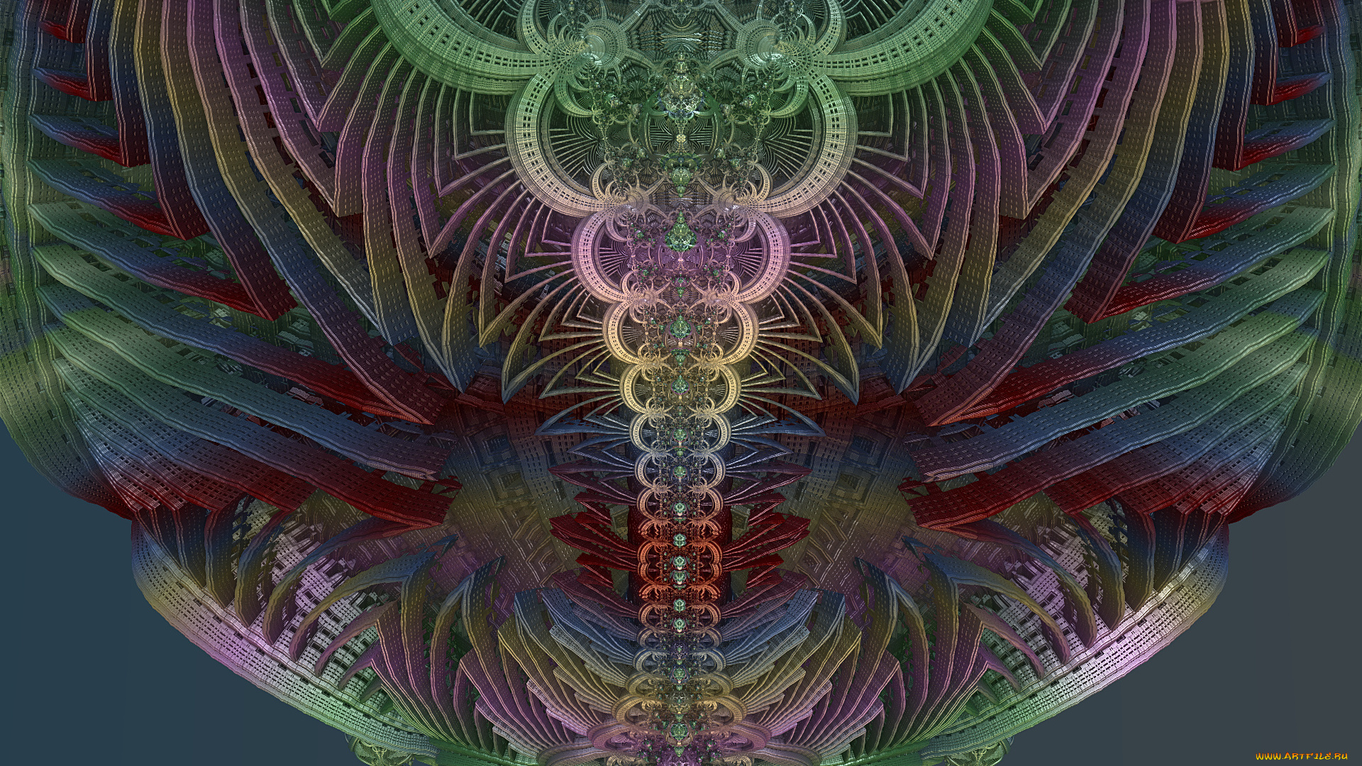 3д, графика, fractal, фракталы, узор, фон