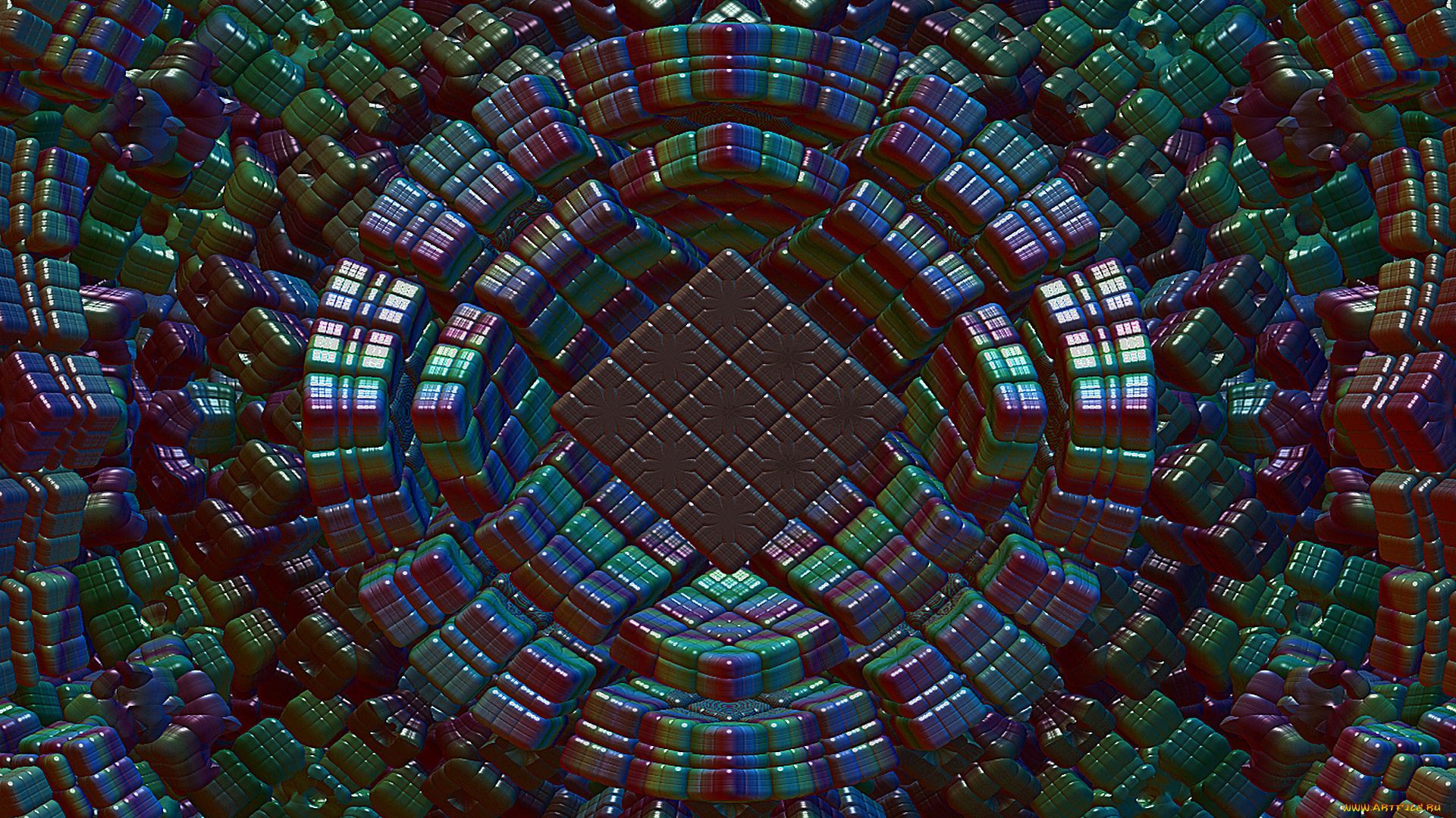 3д, графика, fractal, фракталы, узор, фон, цвета