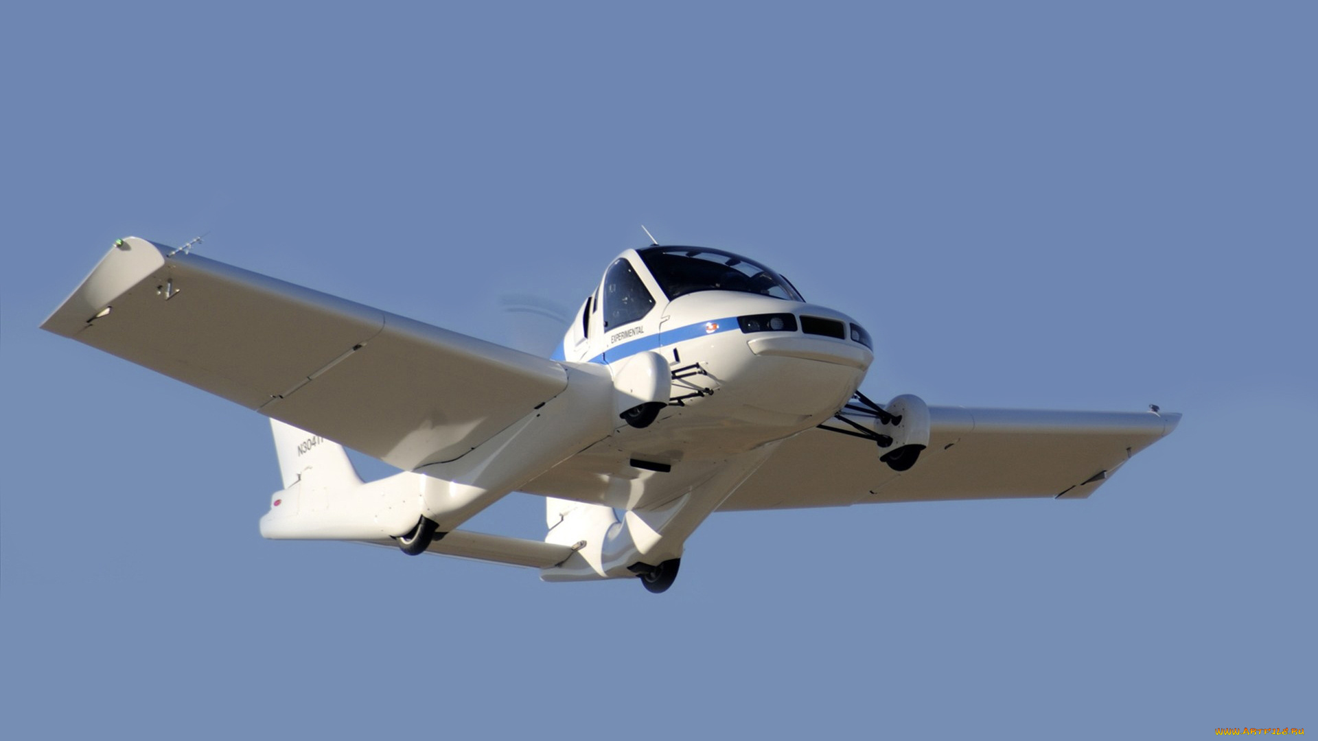 авиация, другое, flying, car, transition, terrafugia