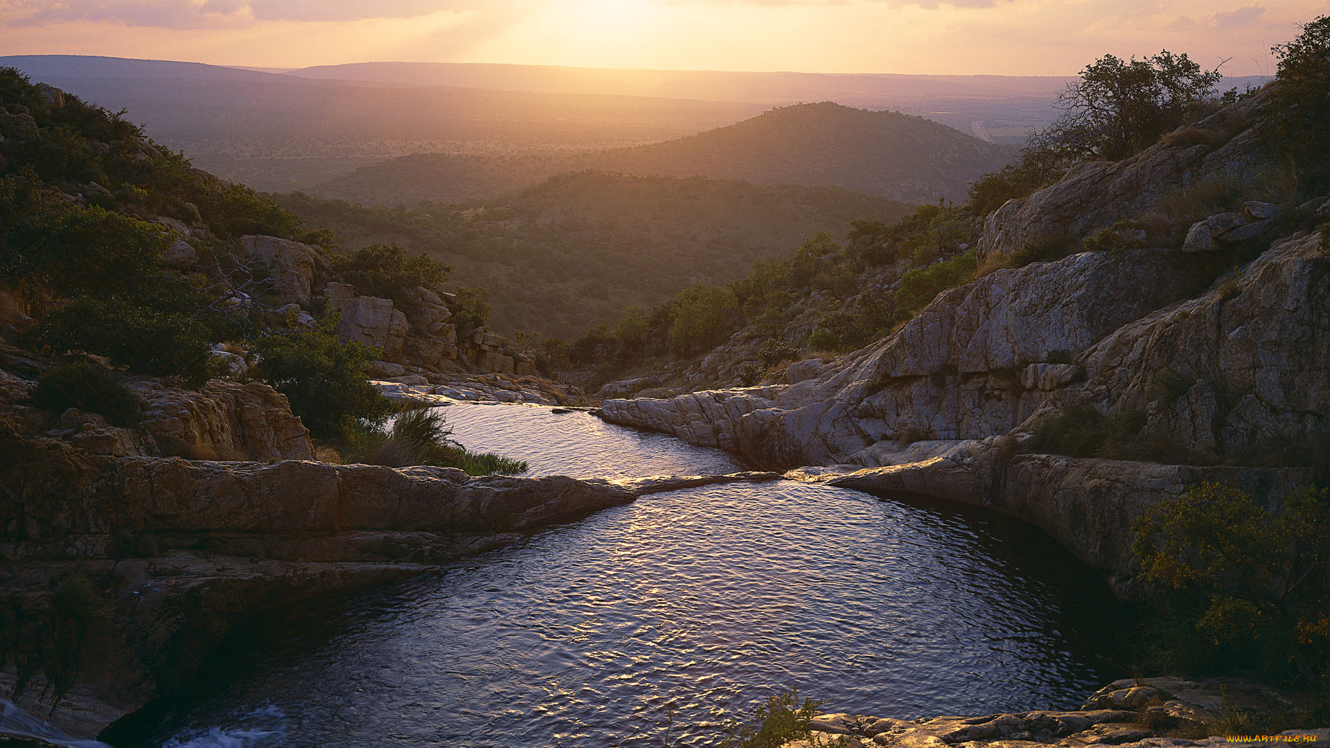 природа, реки, озера, озеро, небо, лучи, горы
