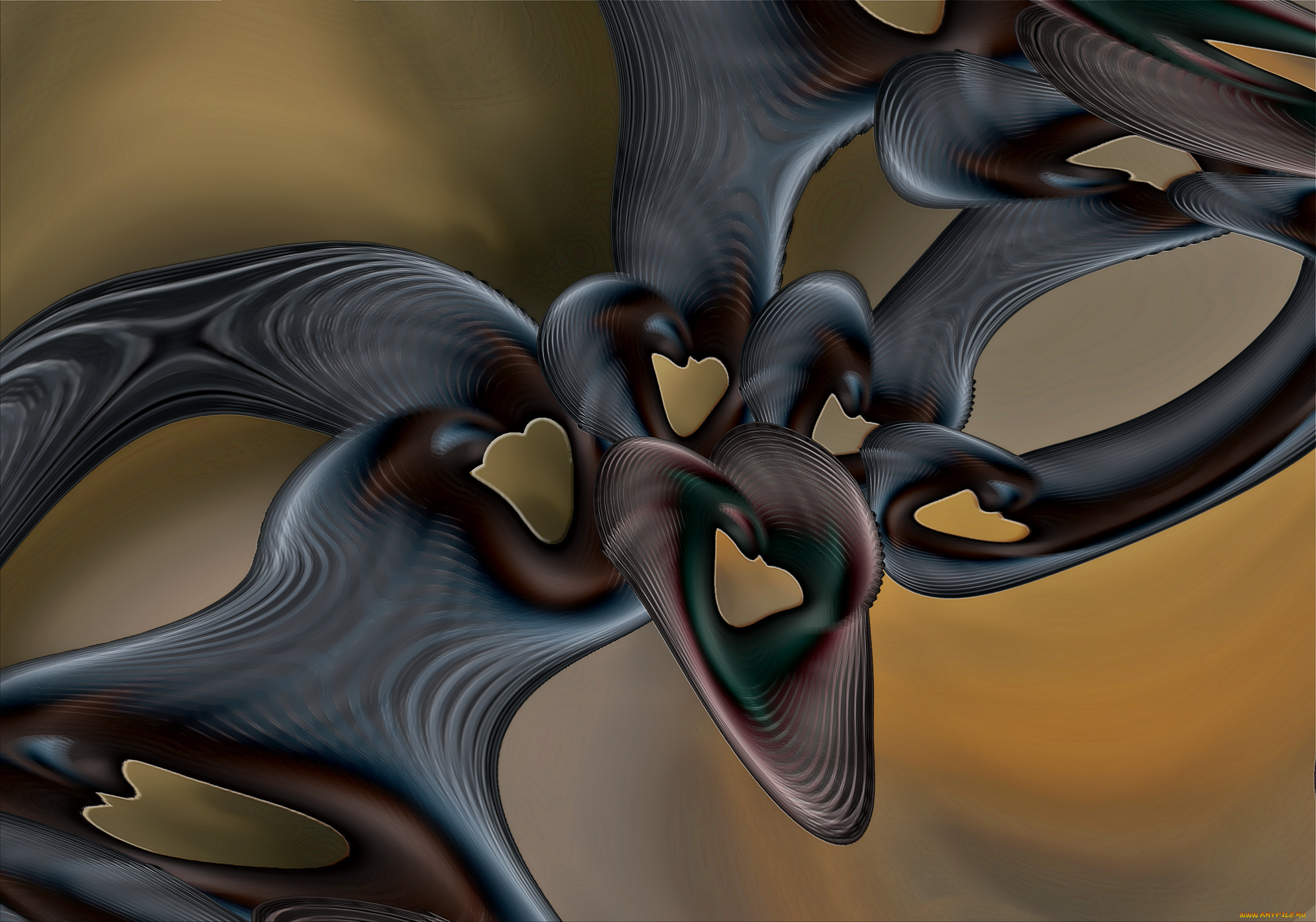 3д, графика, fractal, фракталы