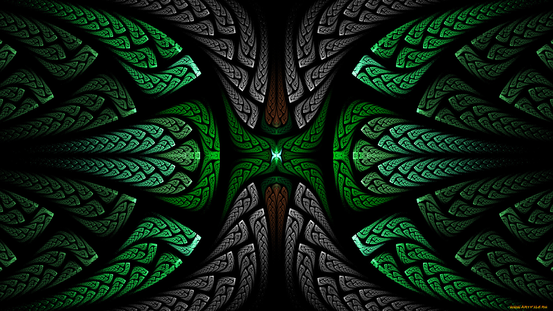 3д, графика, fractal, фракталы, цвет, фон