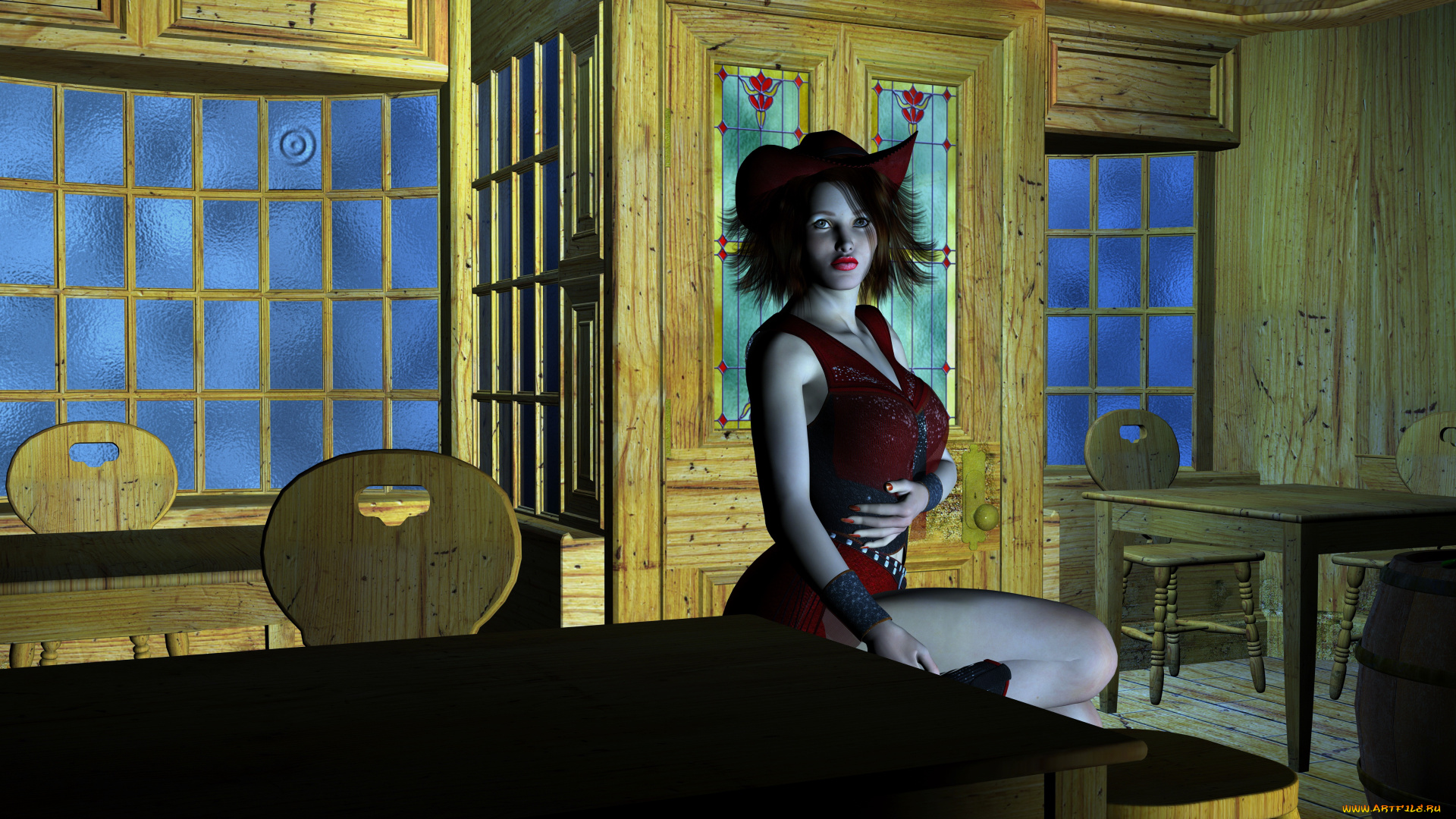 3д, графика, people, люди, девушка