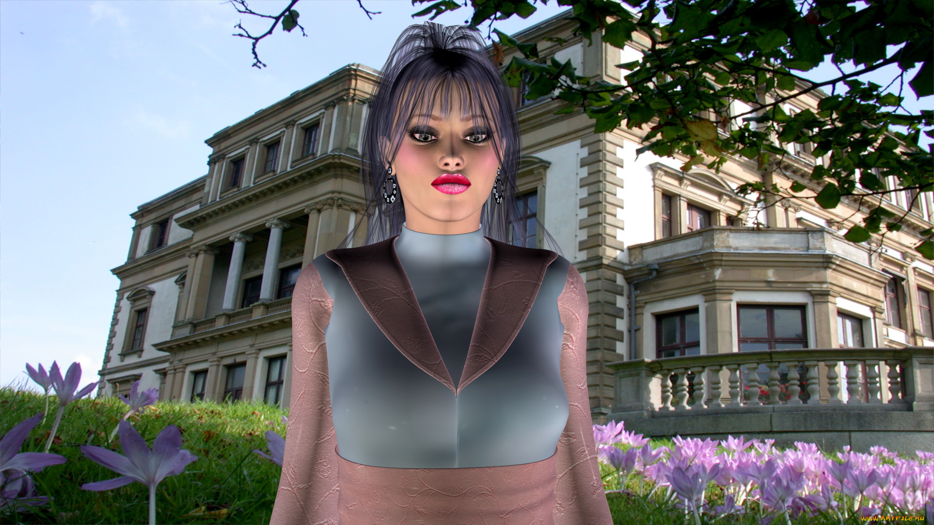 3д, графика, people, люди, девушка