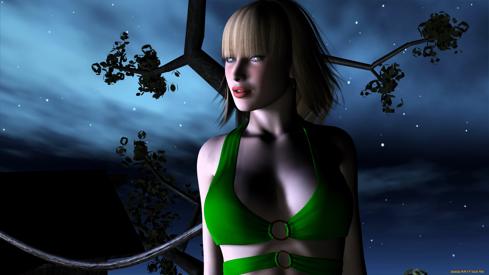 3д, графика, people, люди, взгляд, девушка