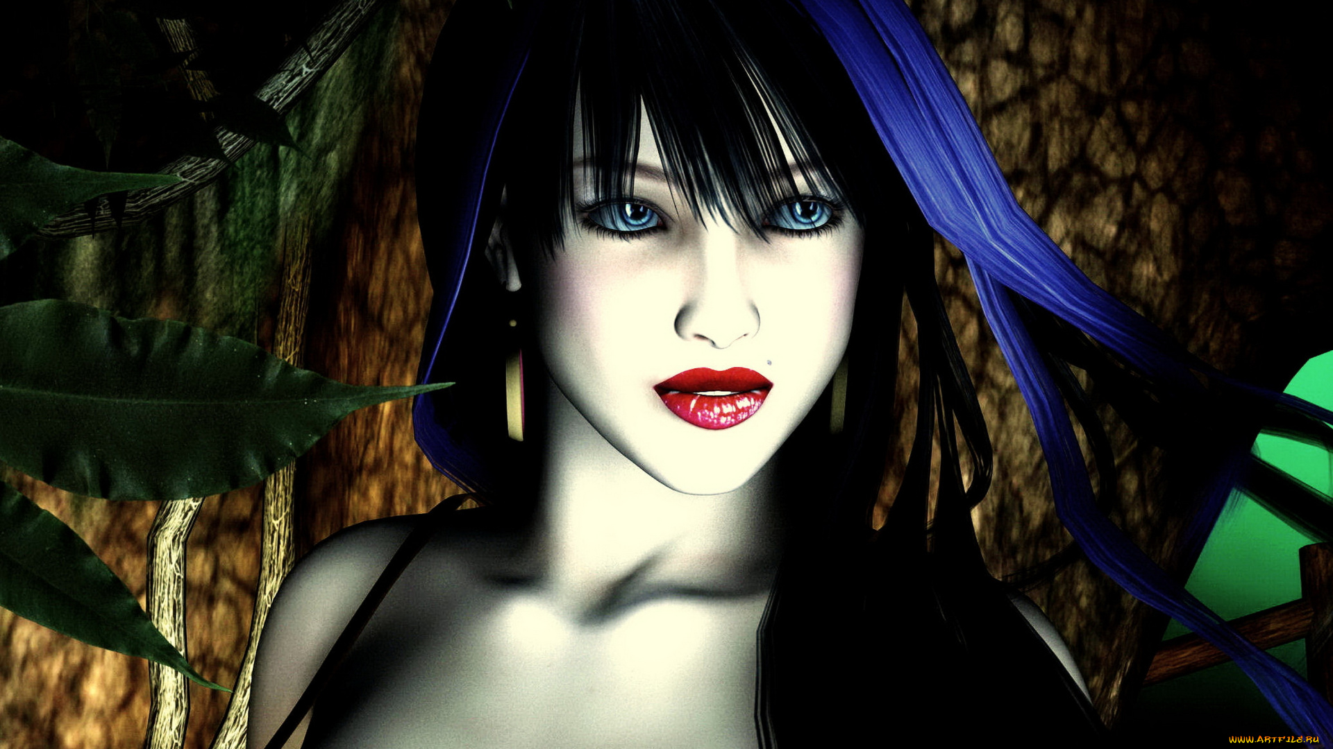 3д, графика, people, люди, взгляд, девушка