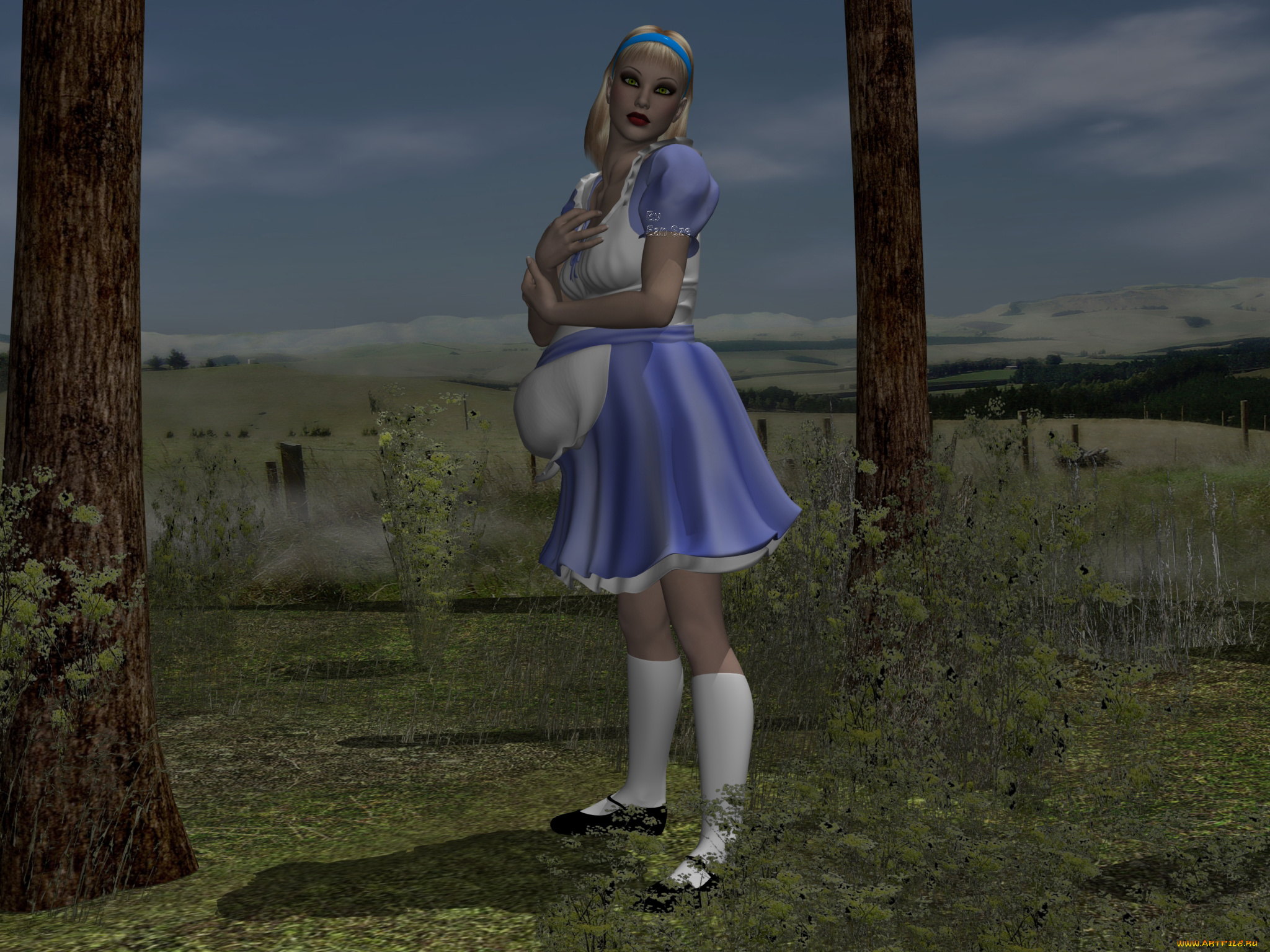 3д, графика, people, люди, девушка