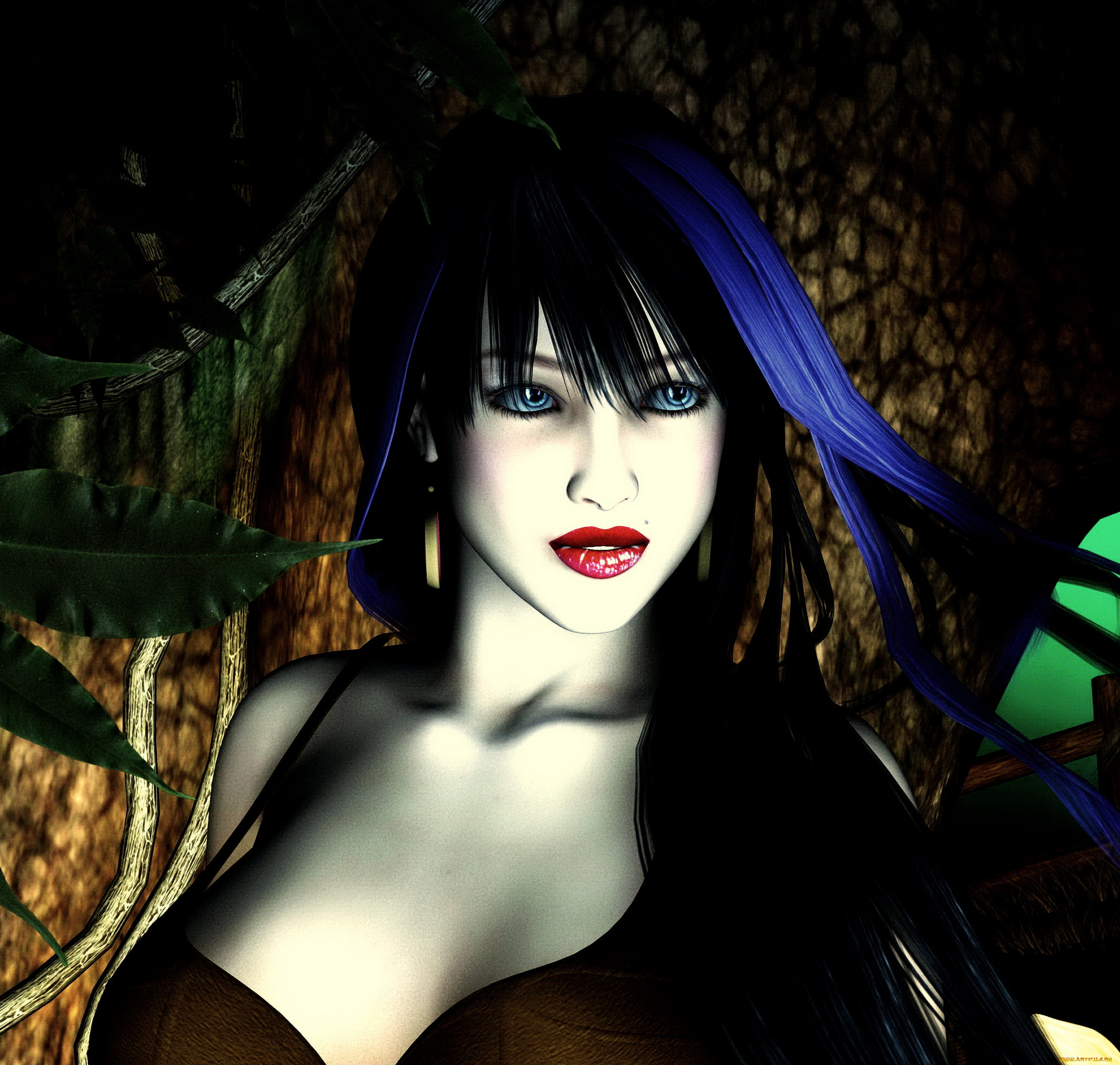 3д, графика, people, люди, взгляд, девушка