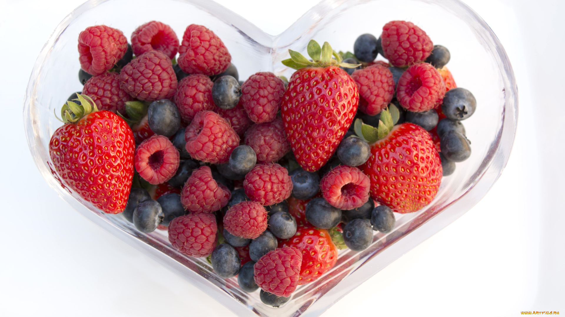 еда, фрукты, , ягоды, сердце
