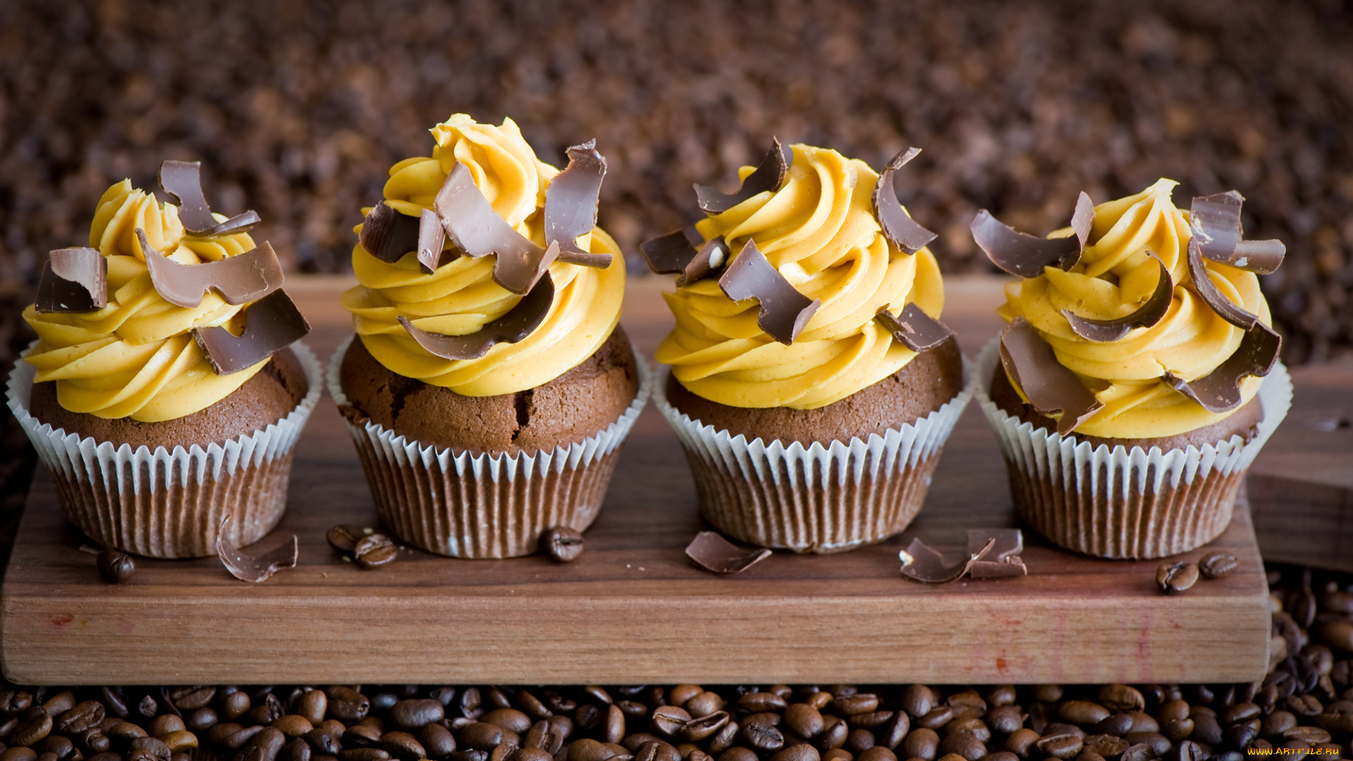 еда, пирожные, , кексы, , печенье, шоколад, кофейные, зёрна, кексики