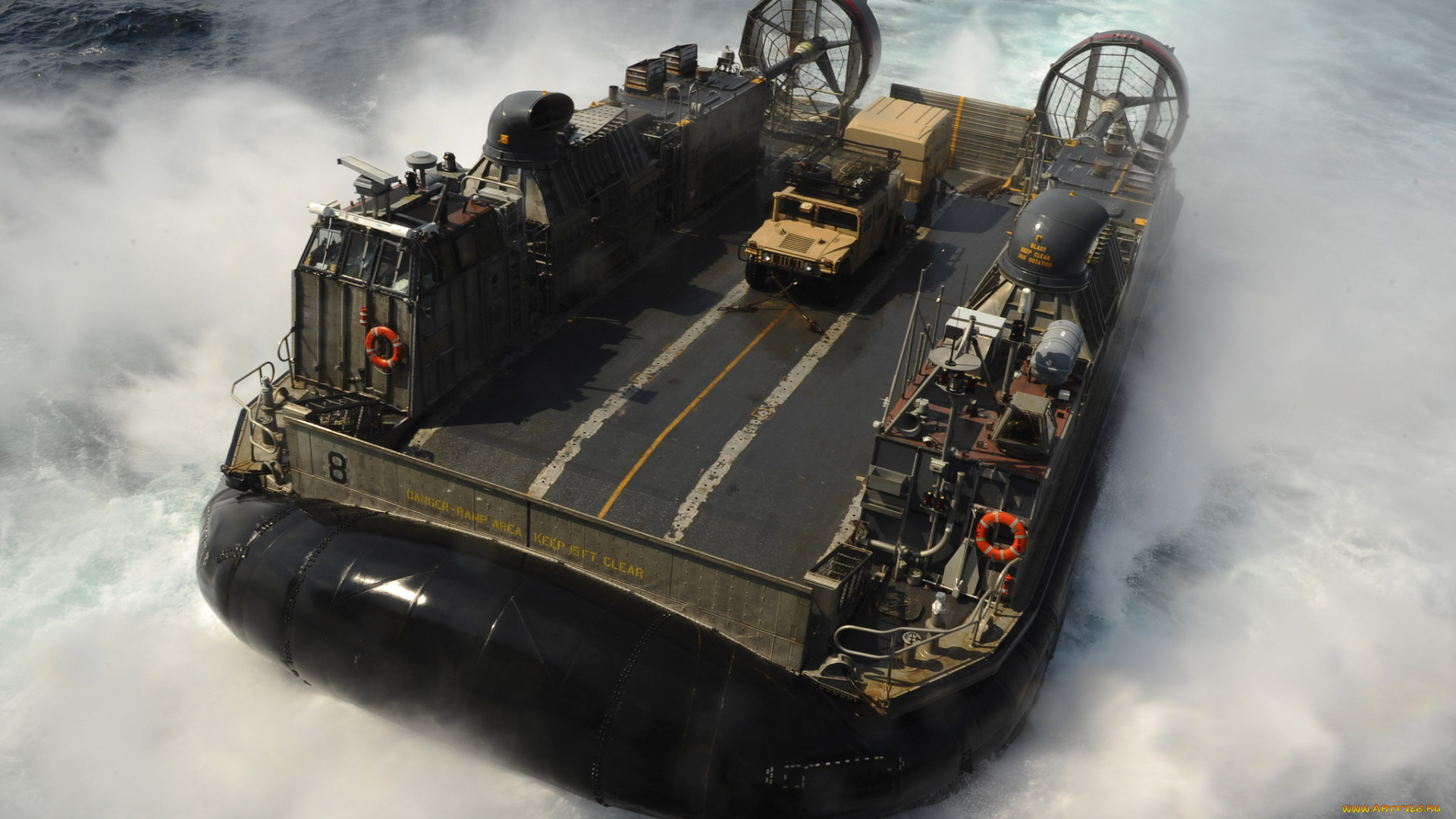 корабли, другое, подушка, воздушная, судно, десантное