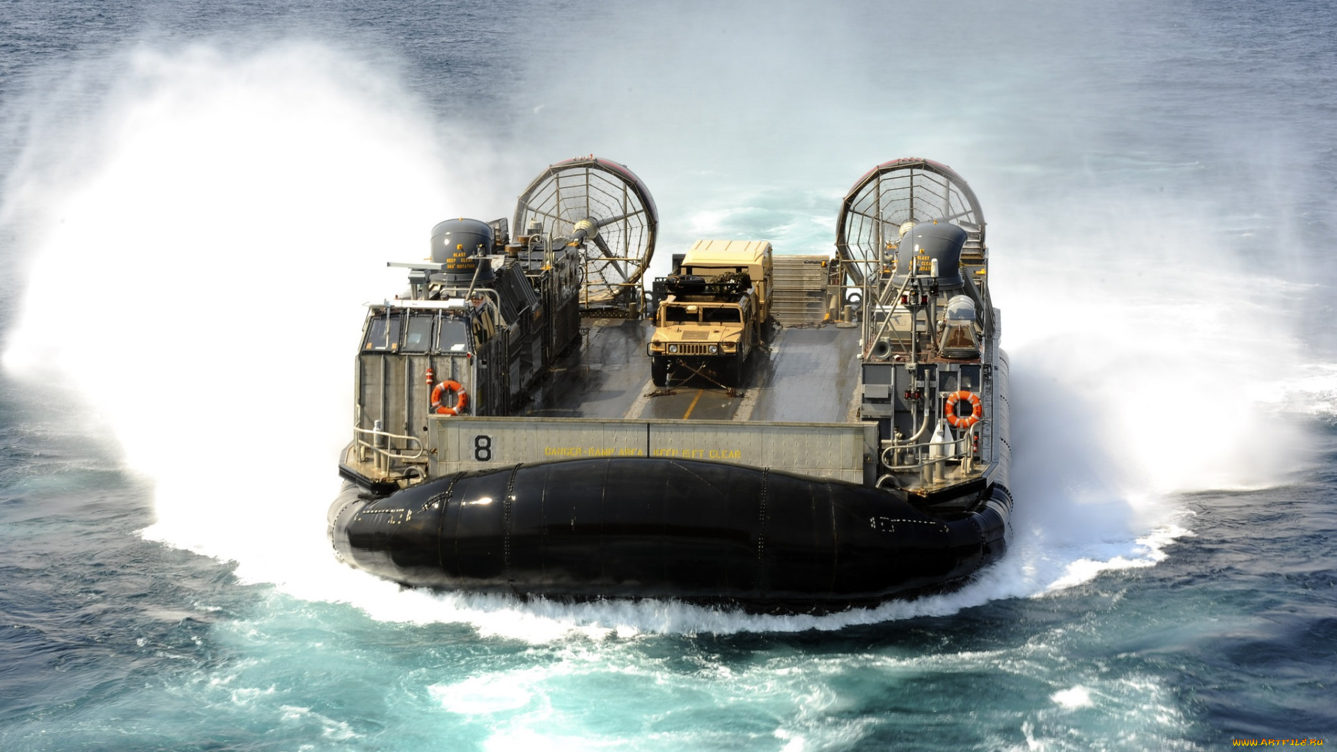 корабли, другое, подушка, воздушная, судно, десантное