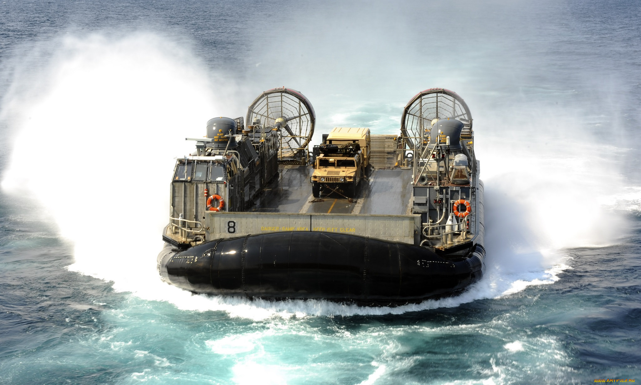 корабли, другое, подушка, воздушная, судно, десантное