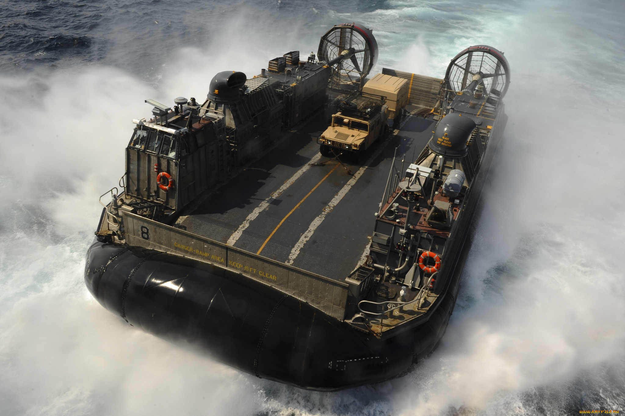 корабли, другое, подушка, воздушная, судно, десантное