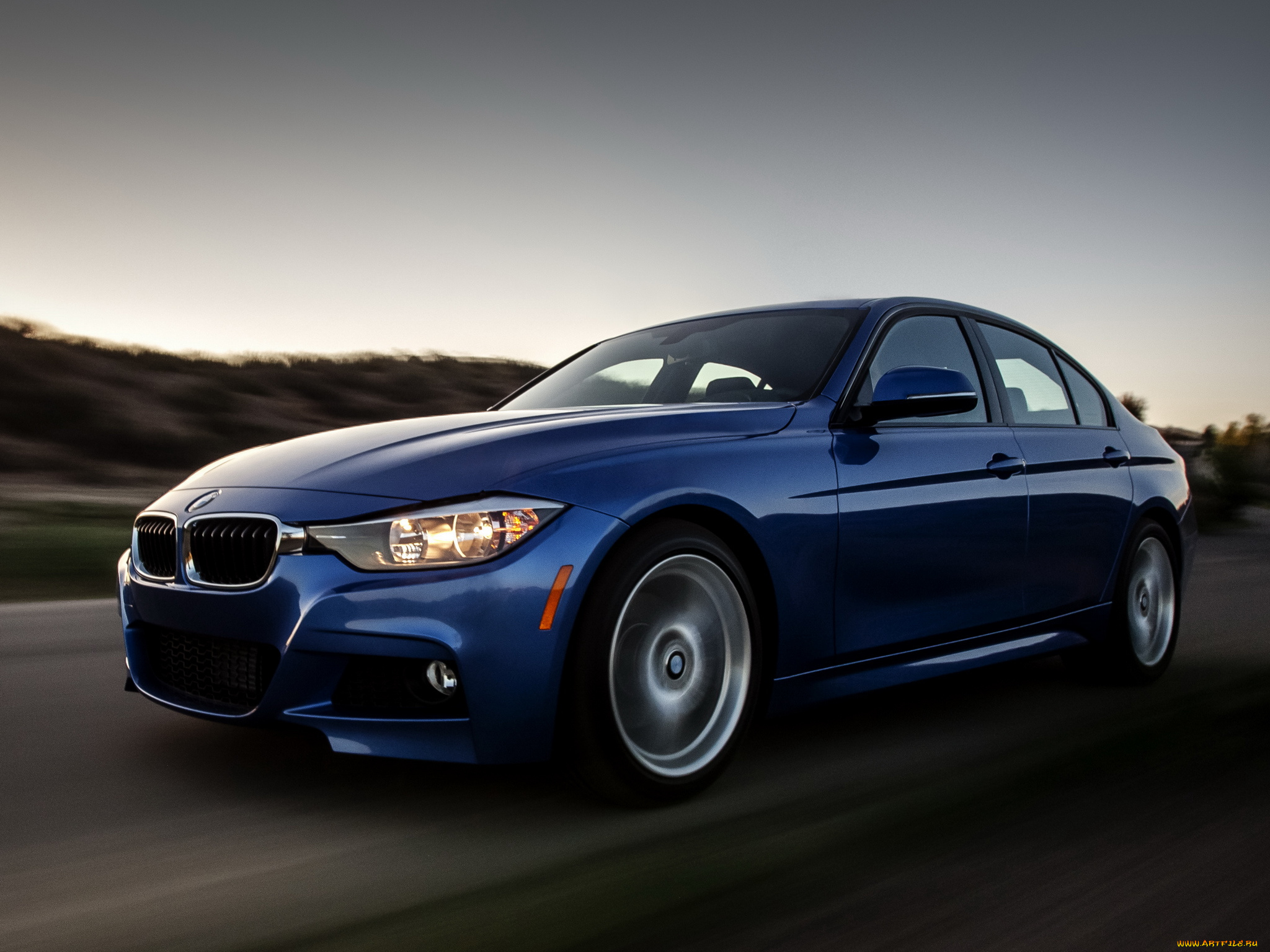 автомобили, bmw, us-spec, 2013г, синий, package, m, sport, f30, sedan, 328d