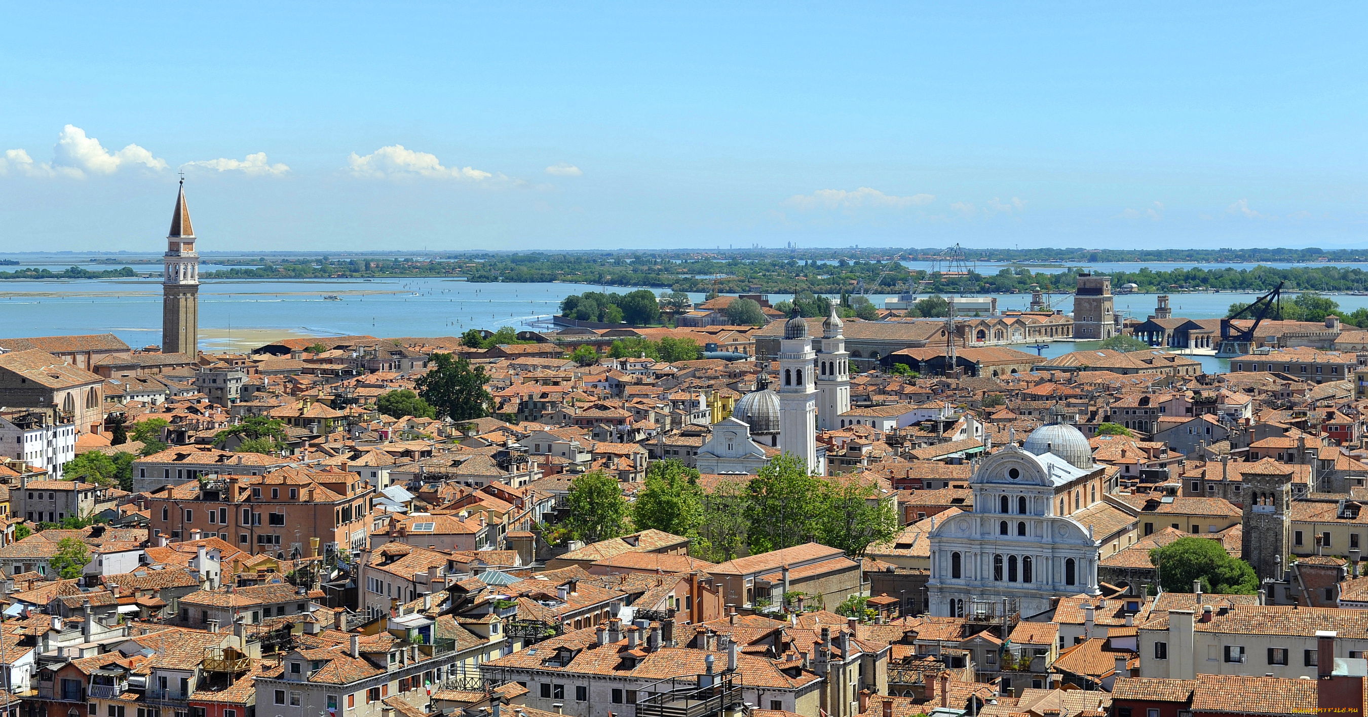 города, венеция, , италия, панорама
