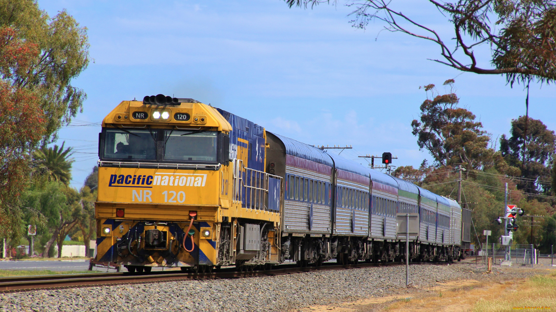 техника, поезда, железная, дорога, локомотив, состав