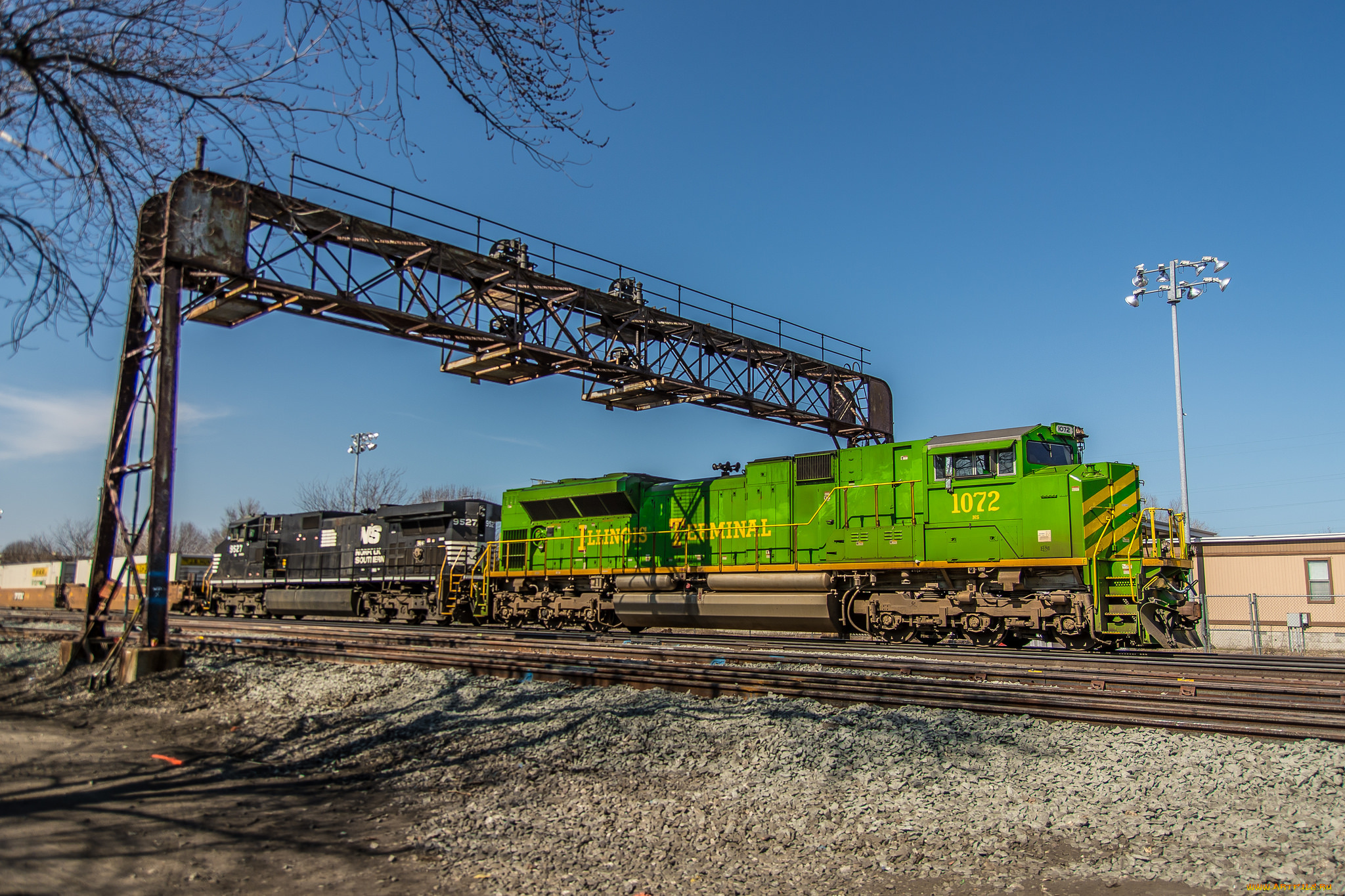 техника, поезда, железная, дорога, локомотив, состав