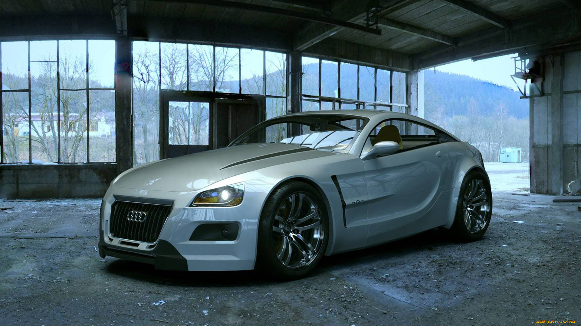 audi, aqa, concept, автомобили, 3д, audi, aqa, concept, futuristic, crossover