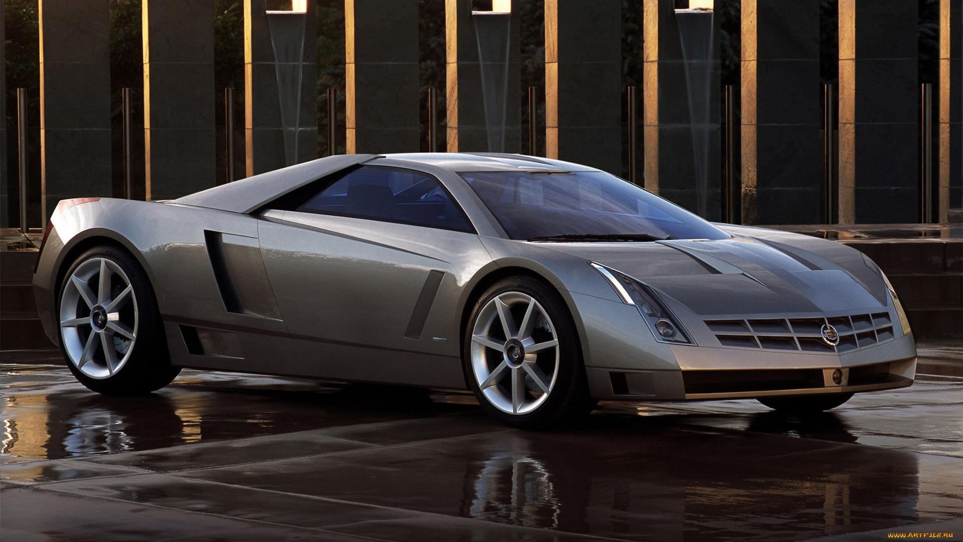 cadillac, cien, concept, автомобили, cadillac, cien, concept, серебристый, металлик