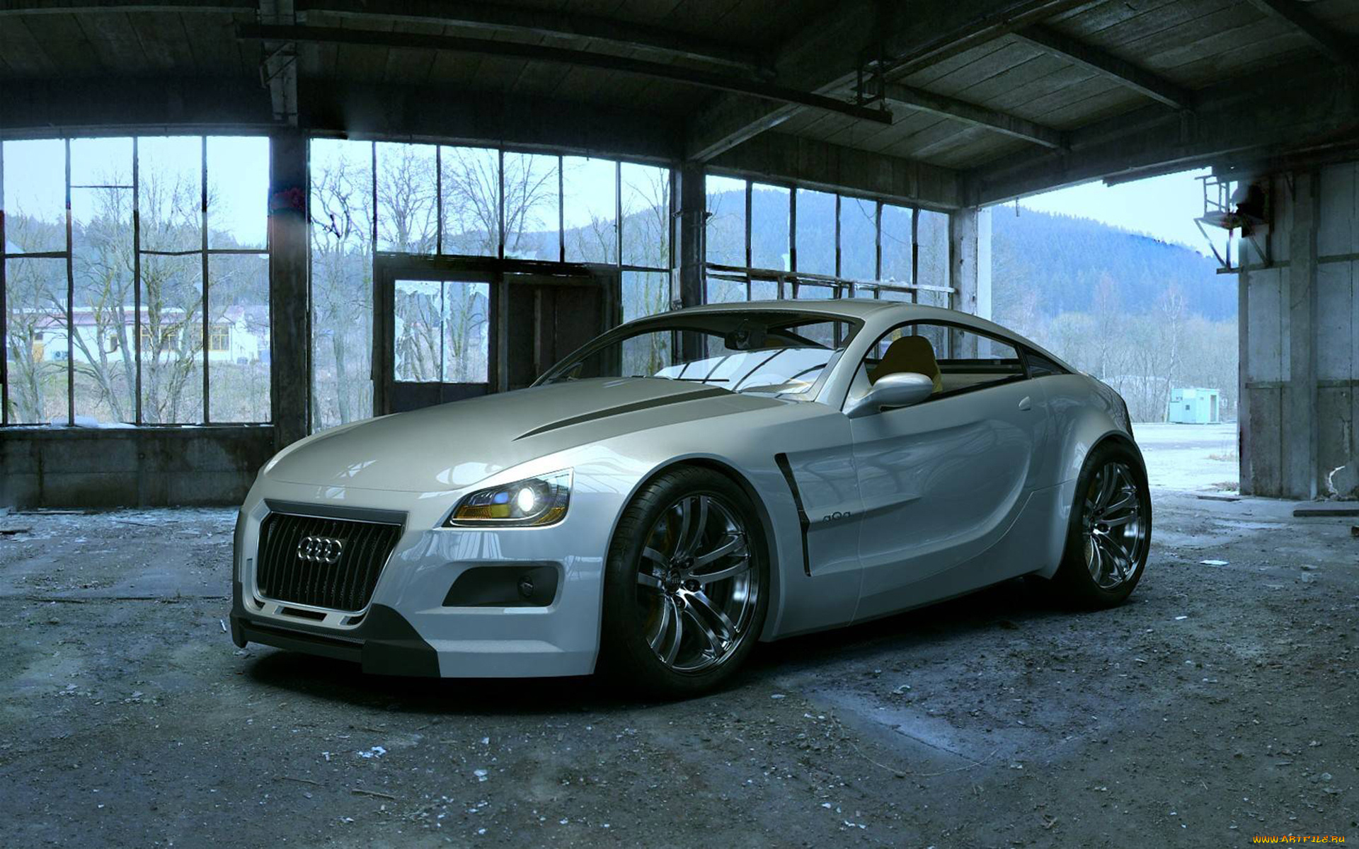 audi, aqa, concept, автомобили, 3д, audi, aqa, concept, futuristic, crossover