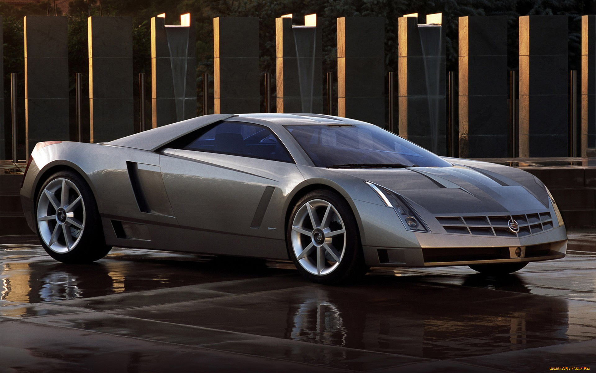 cadillac, cien, concept, автомобили, cadillac, cien, concept, серебристый, металлик