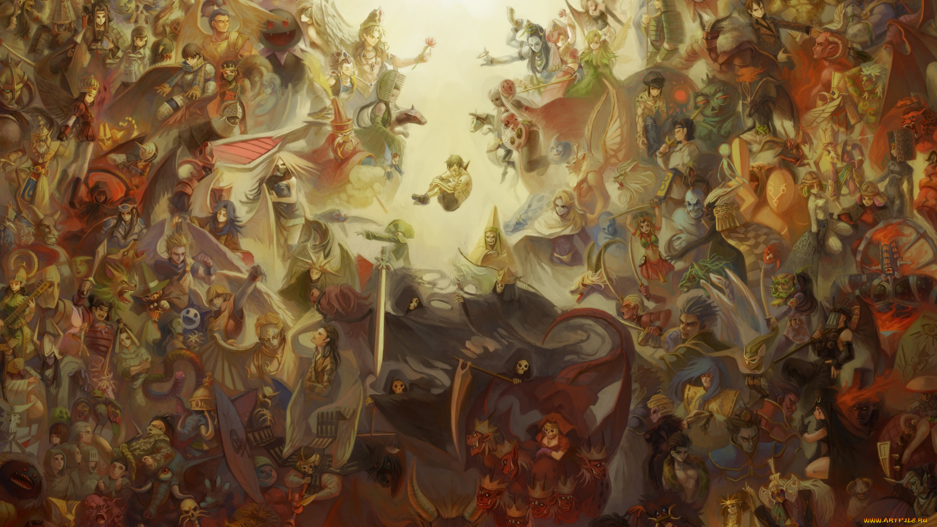 аниме, ангелы, , демоны, разные