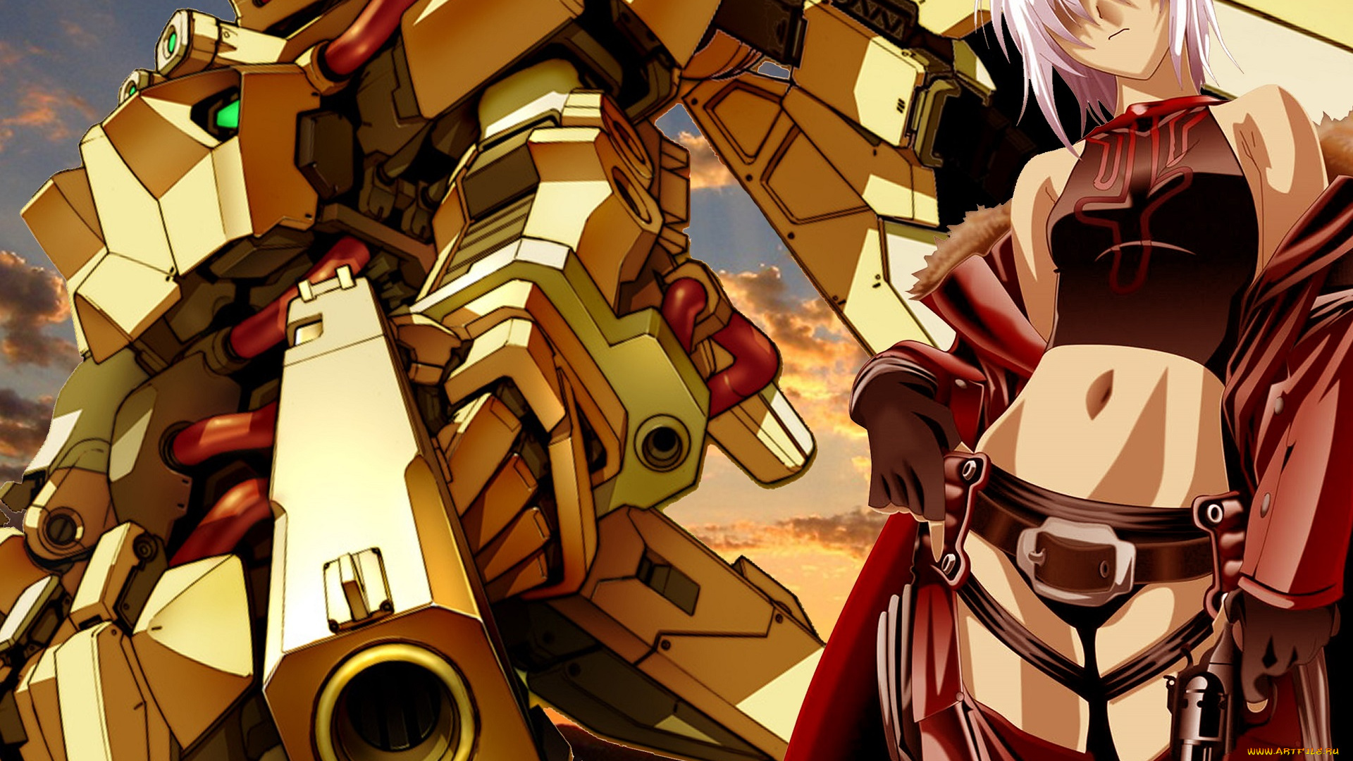 аниме, bakuretsu, tenshi, девушка