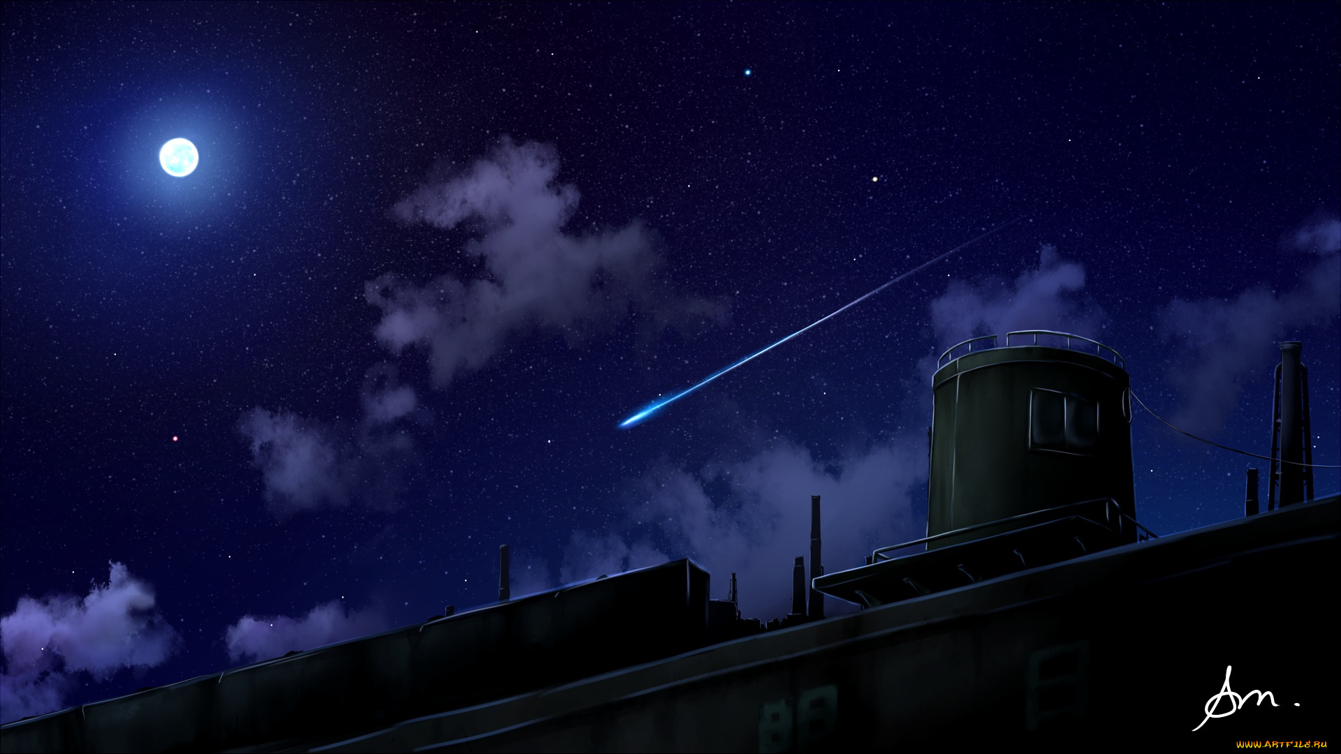 аниме, город, , улицы, , здания, alpcmas