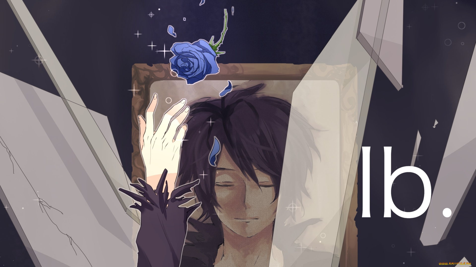 аниме, ib, garri