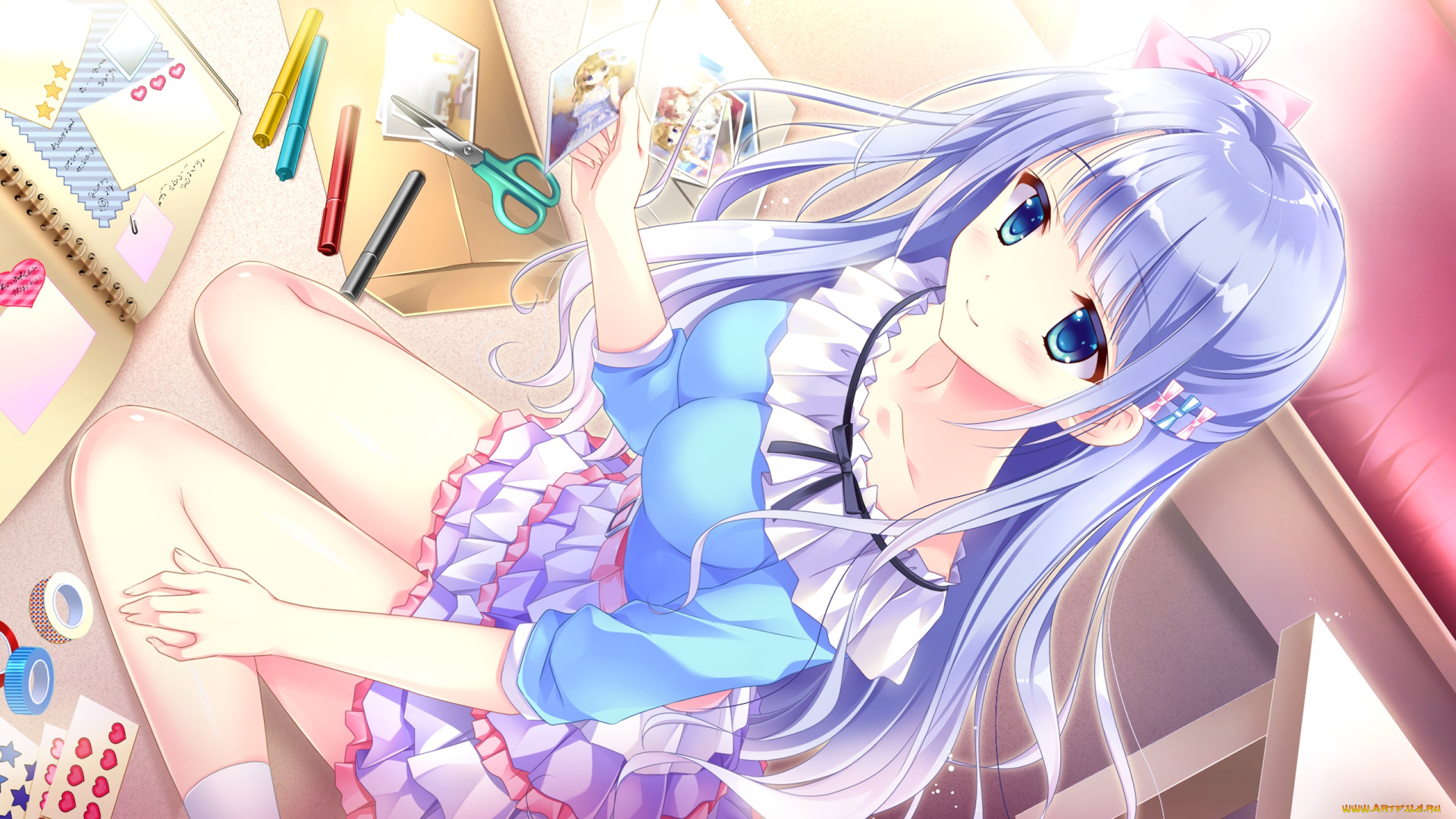 аниме, koi, suru, kimochi, no, kasanekata, фон, взгляд, девушка