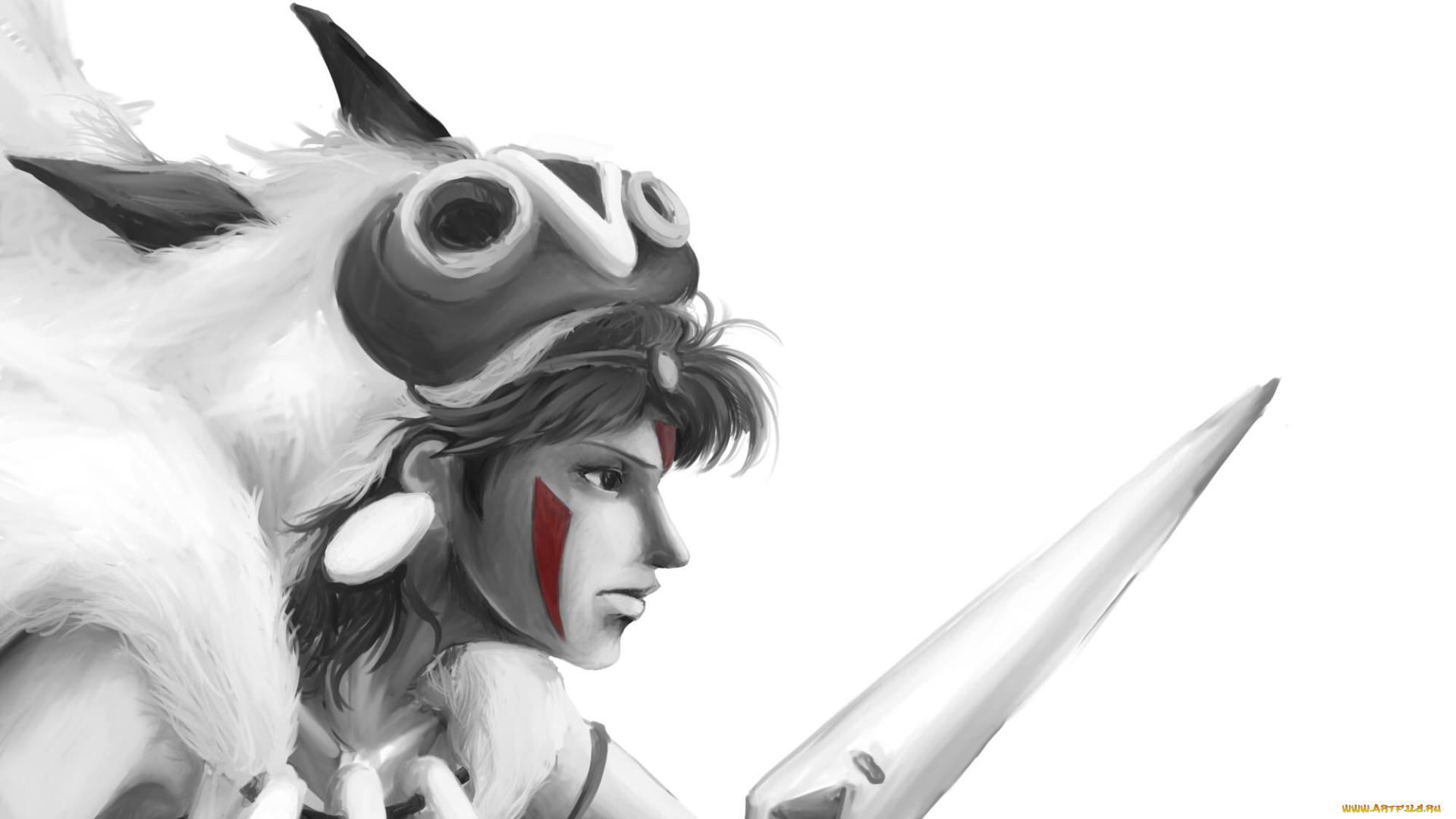 аниме, mononoke, hime, принцесса