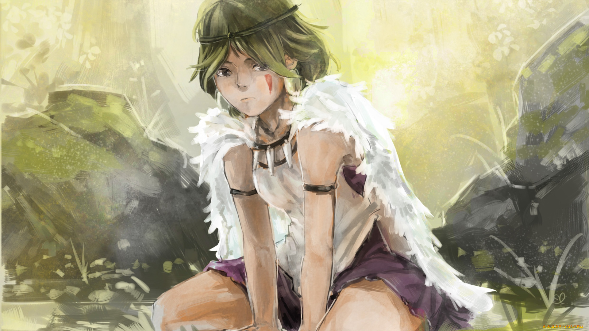 аниме, mononoke, hime, принцесса, мононоке