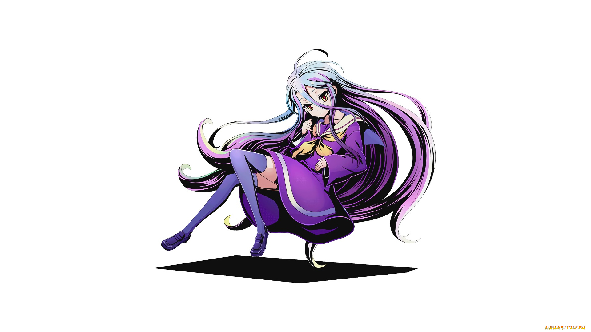 аниме, no, game, no, life, грудь, взгляд, фон, девушка